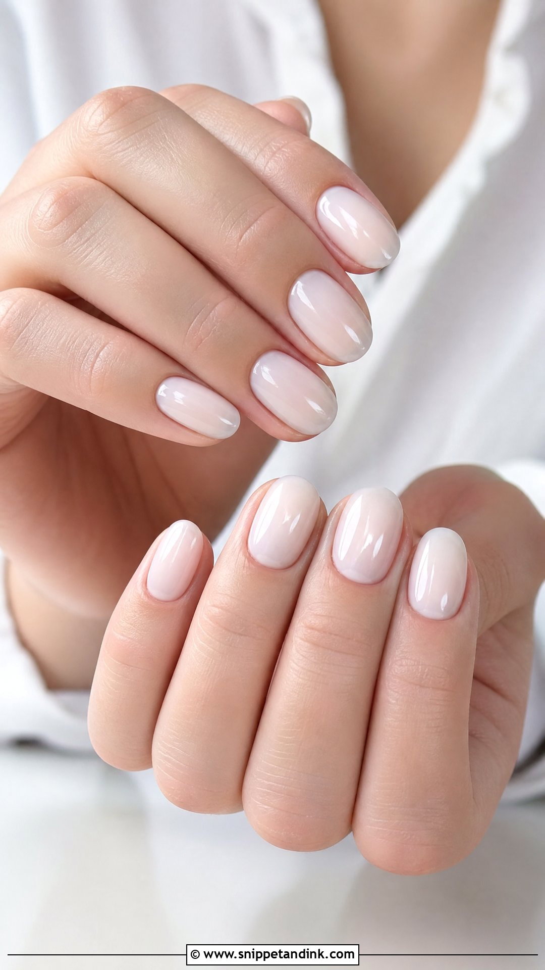 Milky White Wedding Nails - Snippet and Ink - 25 Wedding Nail Ideas for the Bride