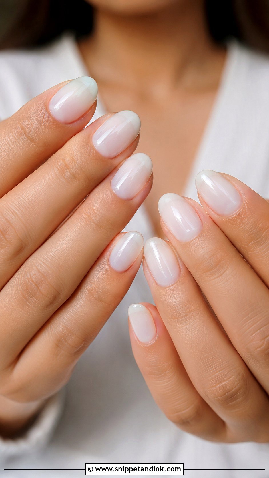 Milky White Wedding Nails - Snippet and Ink - 30 Best Wedding Nails Brides