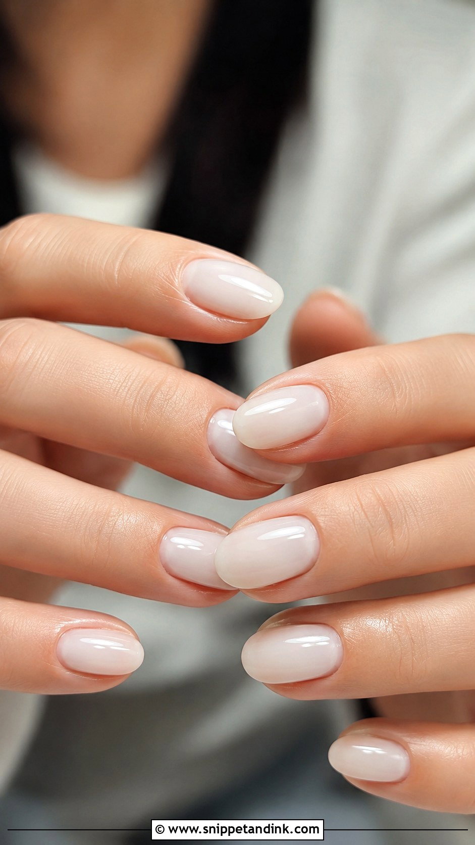 Milky White Wedding Nails - Snippet and Ink - 30 Simple Wedding Nails for Bride