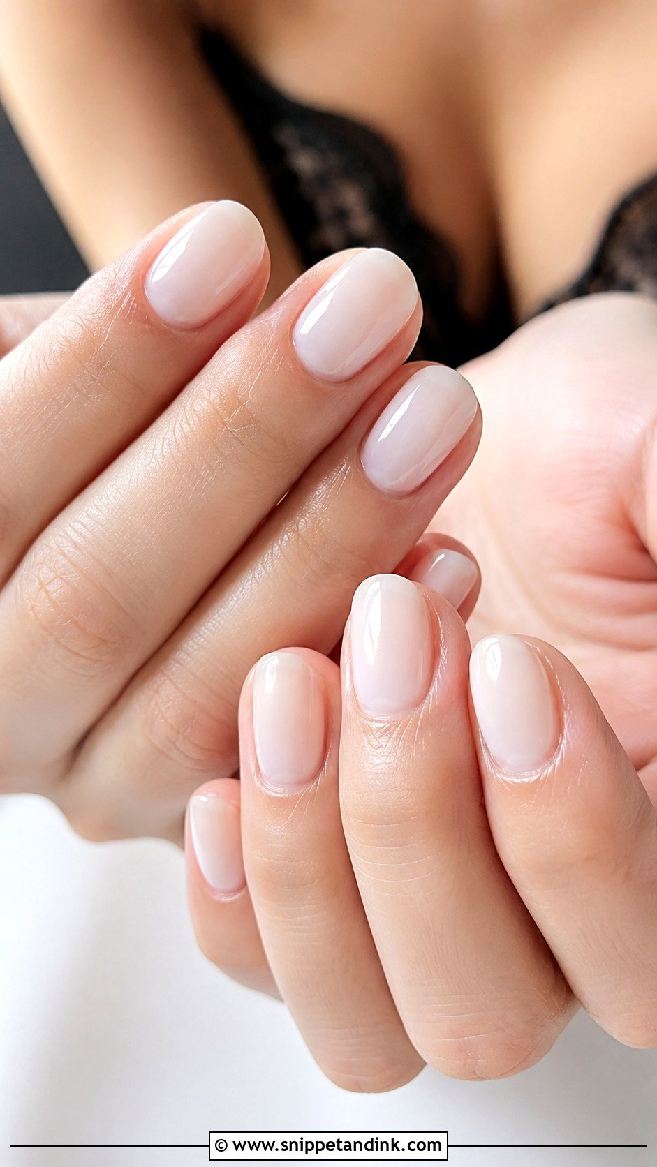 Milky White Wedding Nails - Snippet and Ink - 30 Wedding Nail Inspo for Bride Ideas
