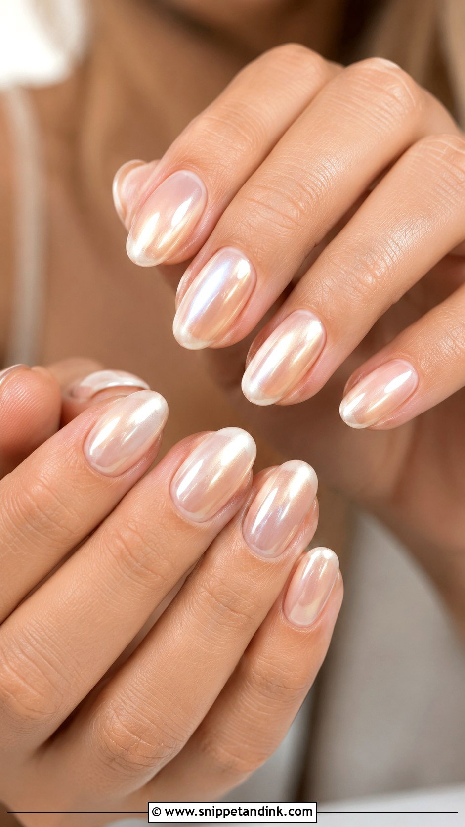 Milky White Wedding Nails - Snippet and Ink - 20 Aesthetic Nails for Wedding