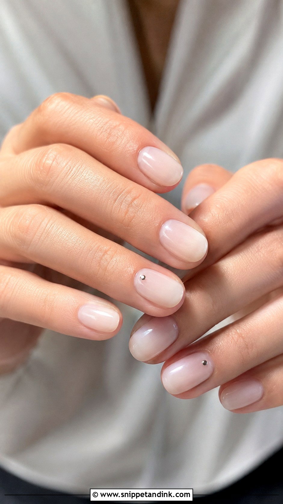 Milky White Winter Wedding Guest Nails - Snippet and Ink - 20 Winter Wedding Nails Guest