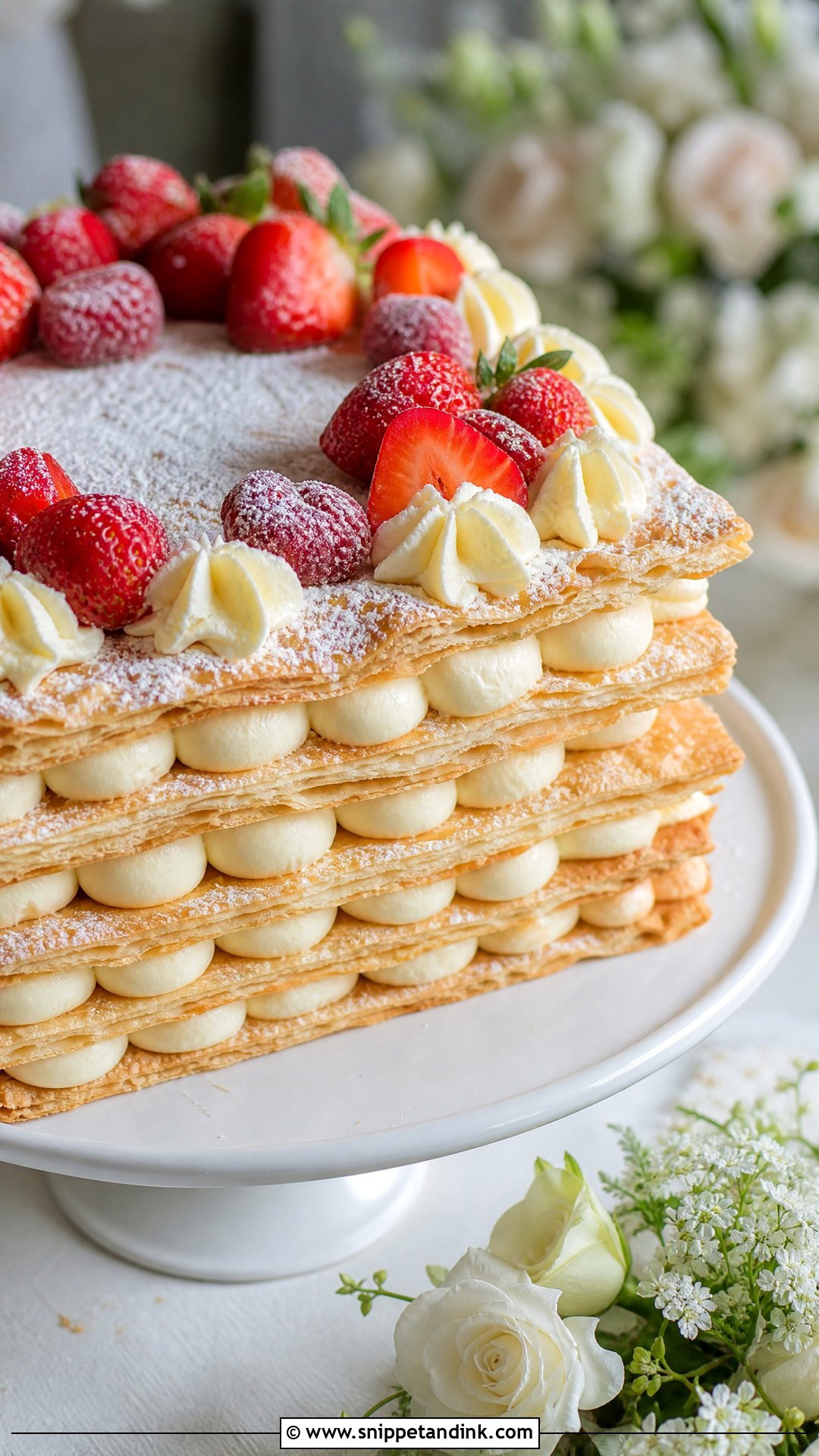 Millefoglie Italian Wedding Cake - Snippet and Ink - 25 Italian Wedding Cakes