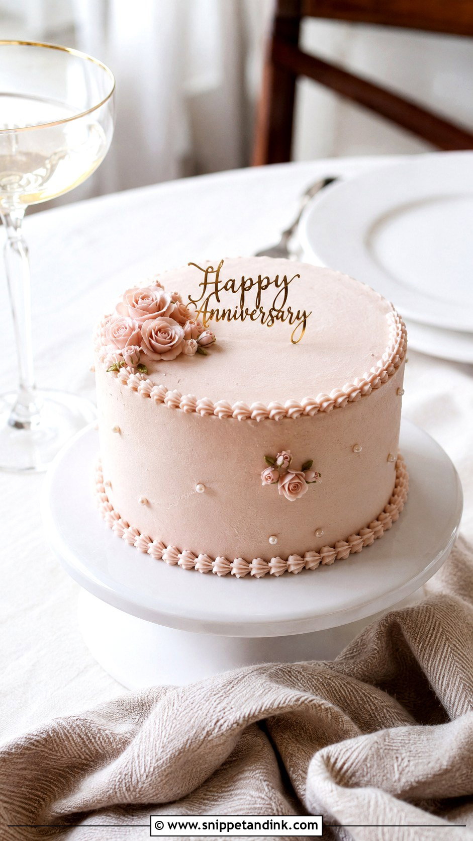 Mini Anniversary Cake - Snippet and Ink - 20 Anniversary Cake Photo Ideas
