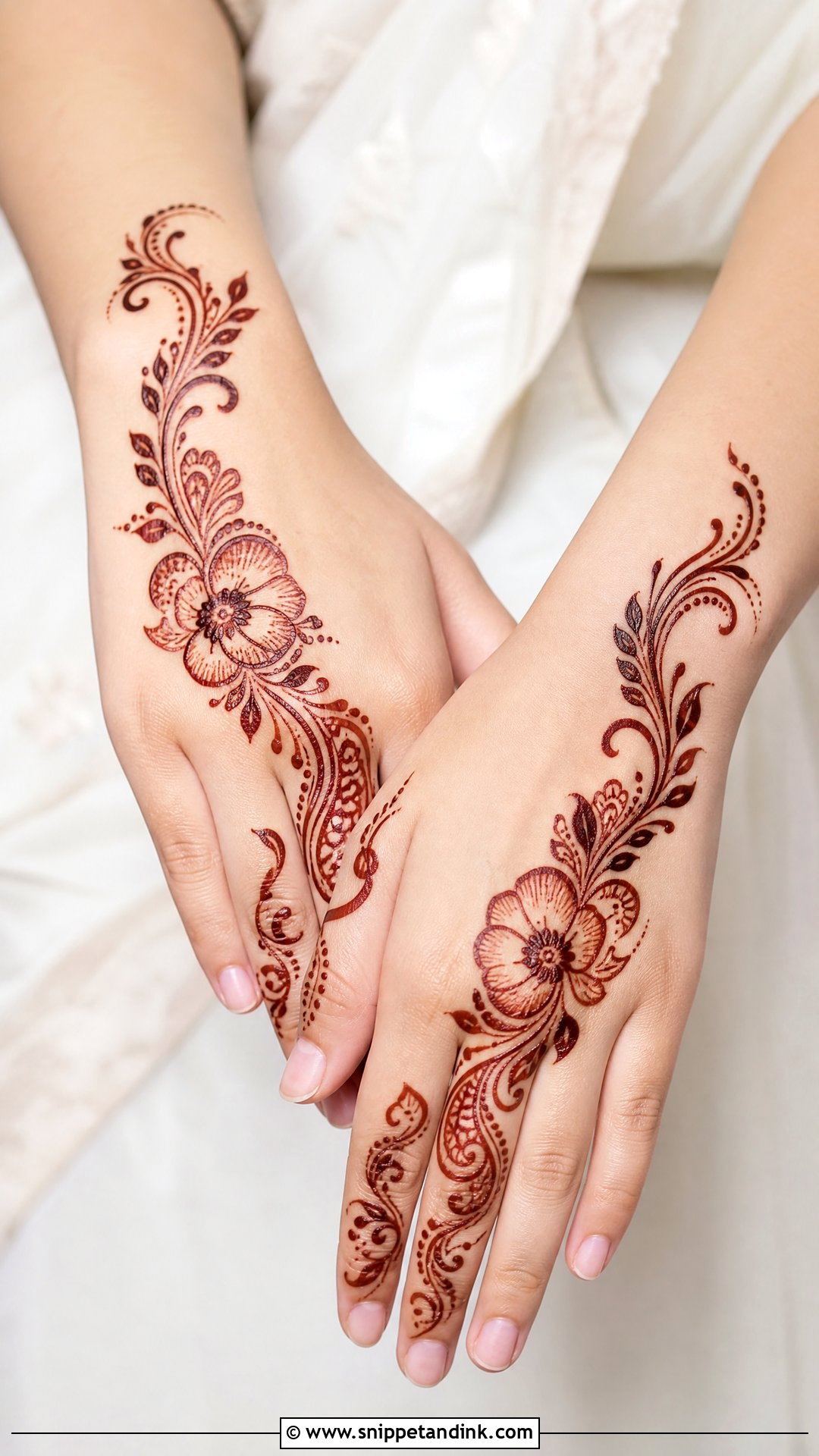 Mini Arabic Mehndi Design - Snippet and Ink - 30 Mini Mehndi Designs