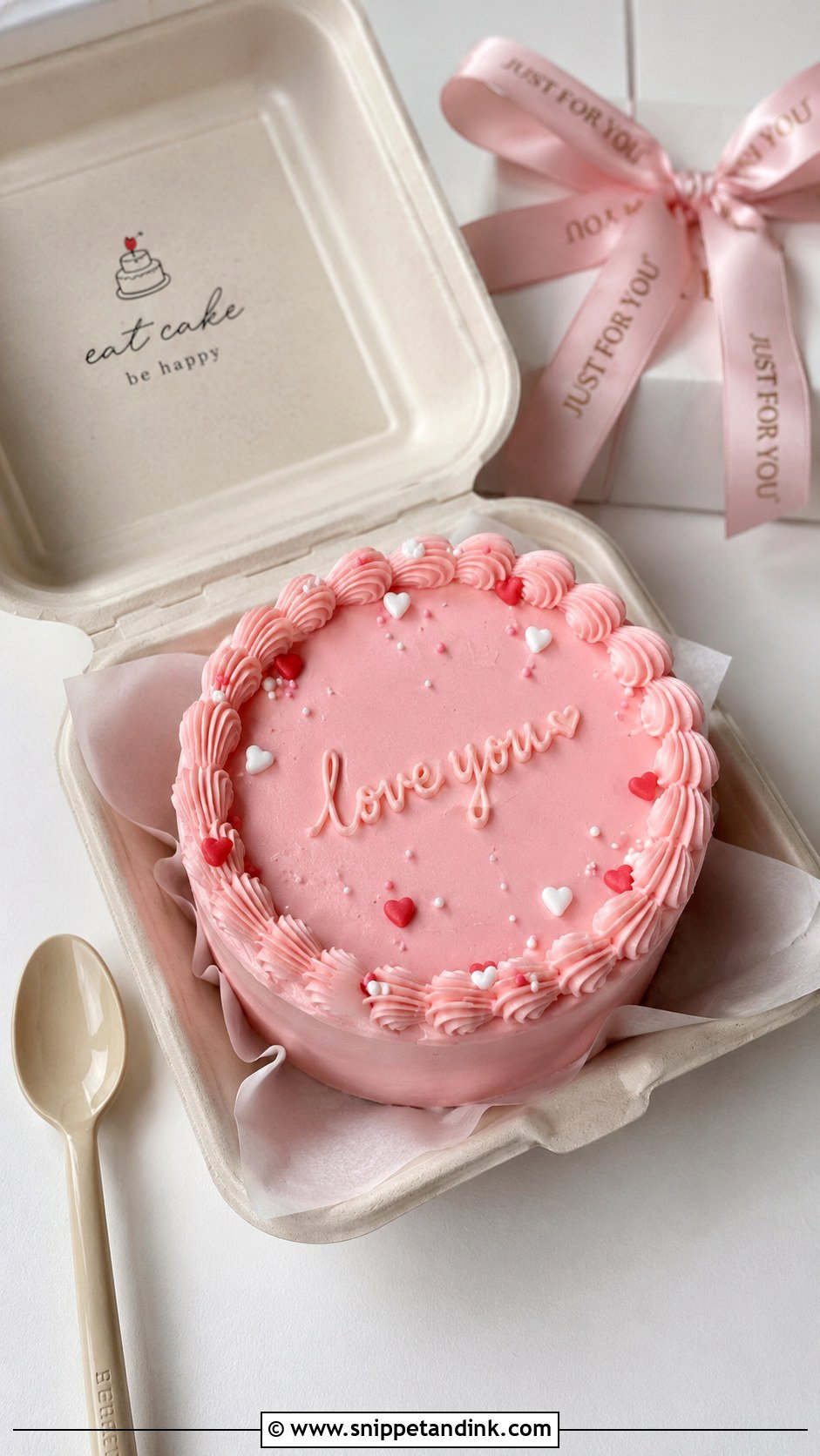 Mini Bento Anniversary Cake - Snippet and Ink - 20 Happy Anniversary Mini Cake Ideas
