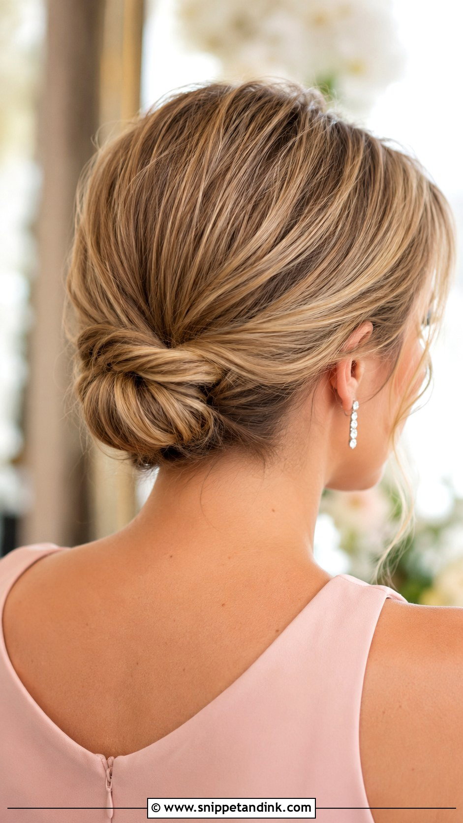 Mini Bun Updo For Short Hair - Snippet and Ink - 15 Wedding Guest Updos for Short Hair