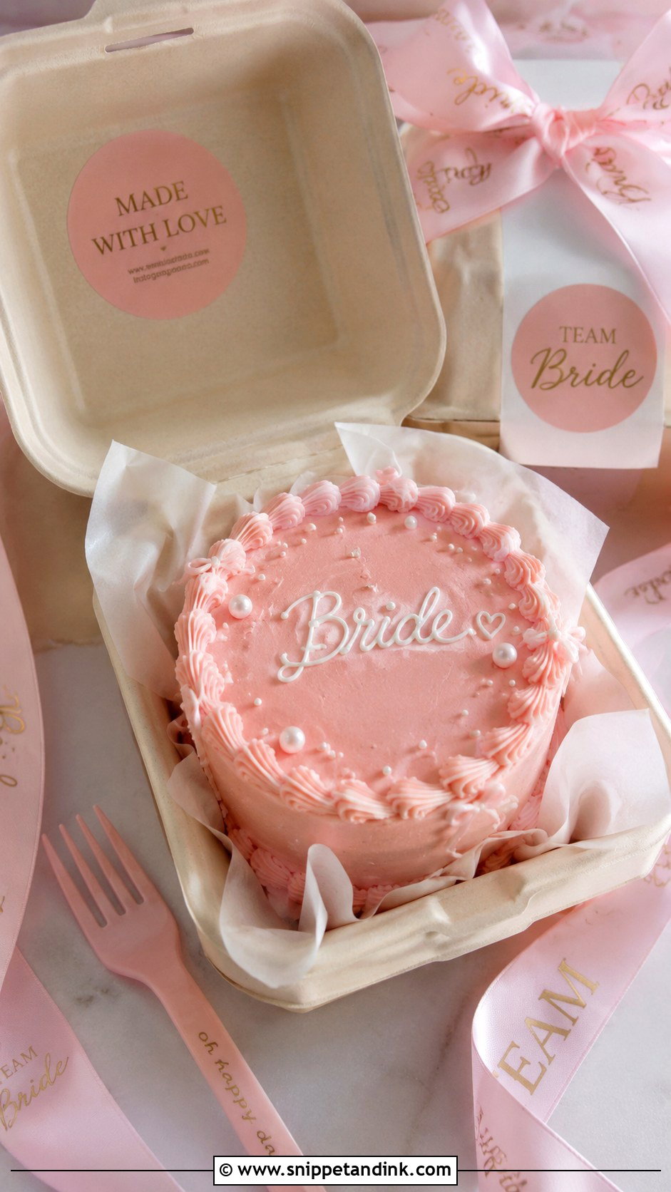 Mini Cakes Bachelorette Table - Snippet and Ink - 25 Let Them Eat Cake Bachelorette Ideas for Wedding