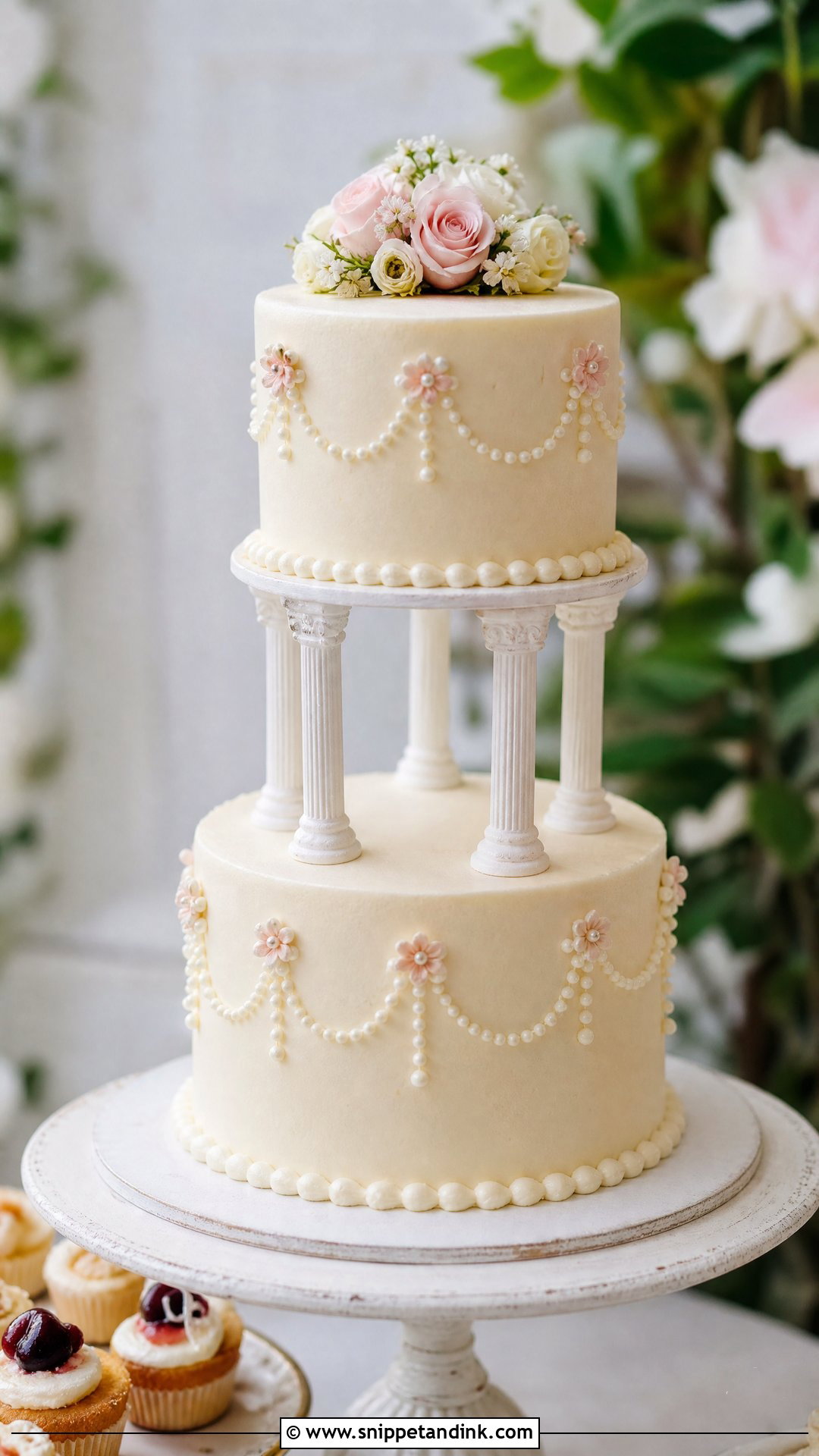 Mini Carousel Wedding Cake - Snippet and Ink - 30 Carousel Cake Ideas for Wedding