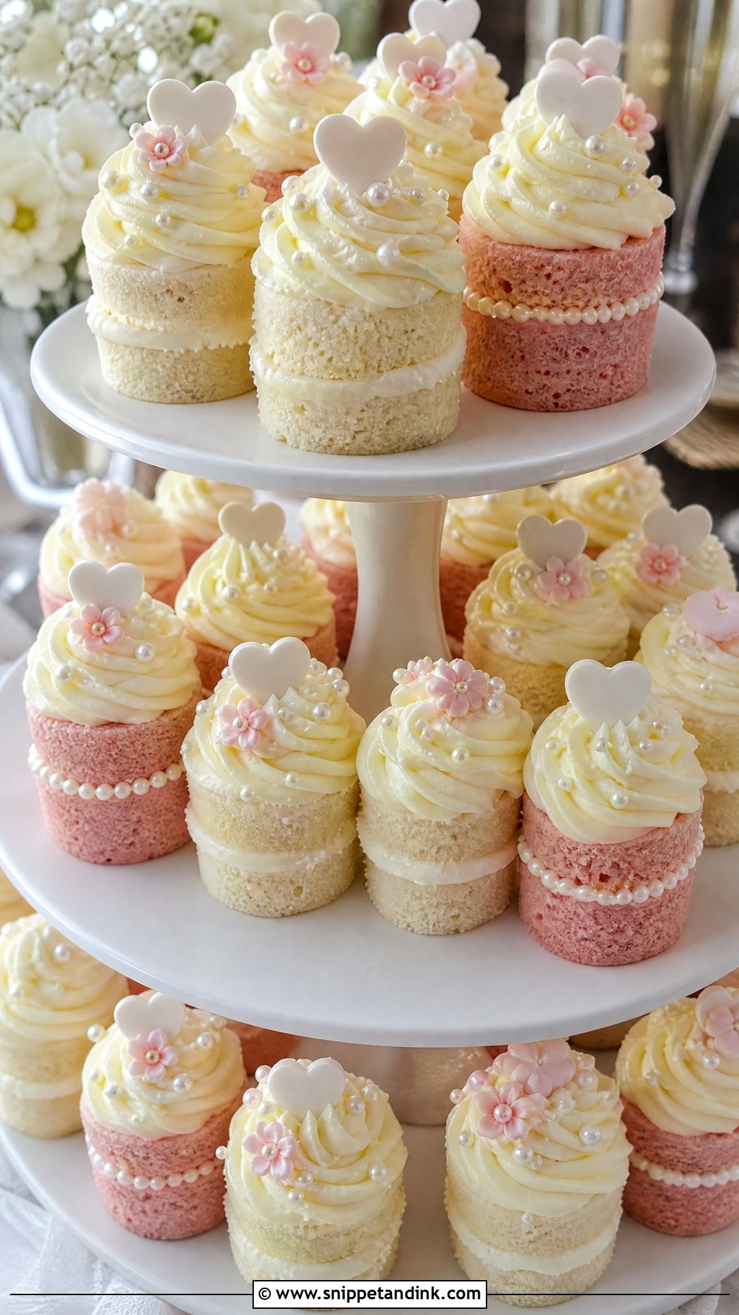 Mini Cupcake Wedding Cakes - Snippet and Ink - 20 Mini Wedding Cakes