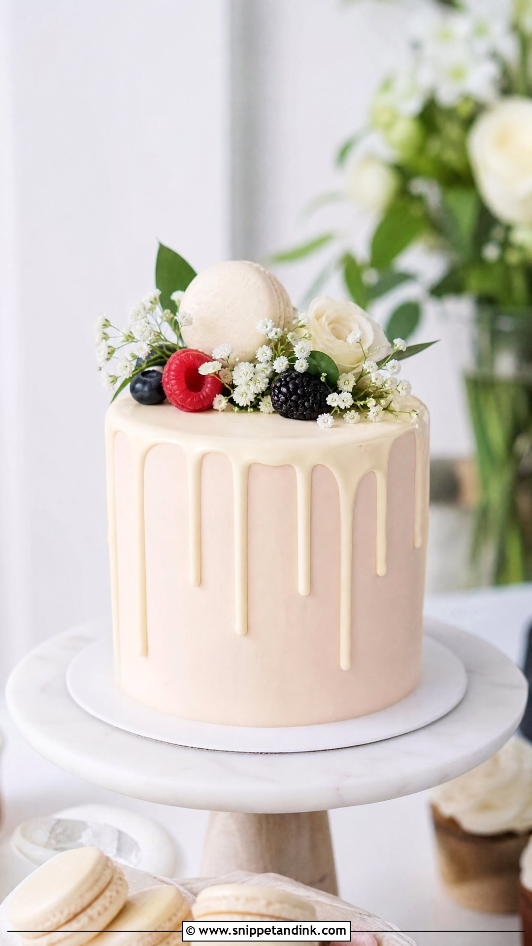 Mini Drip Wedding Cake - Snippet and Ink - 20 Mini Wedding Cake Ideas