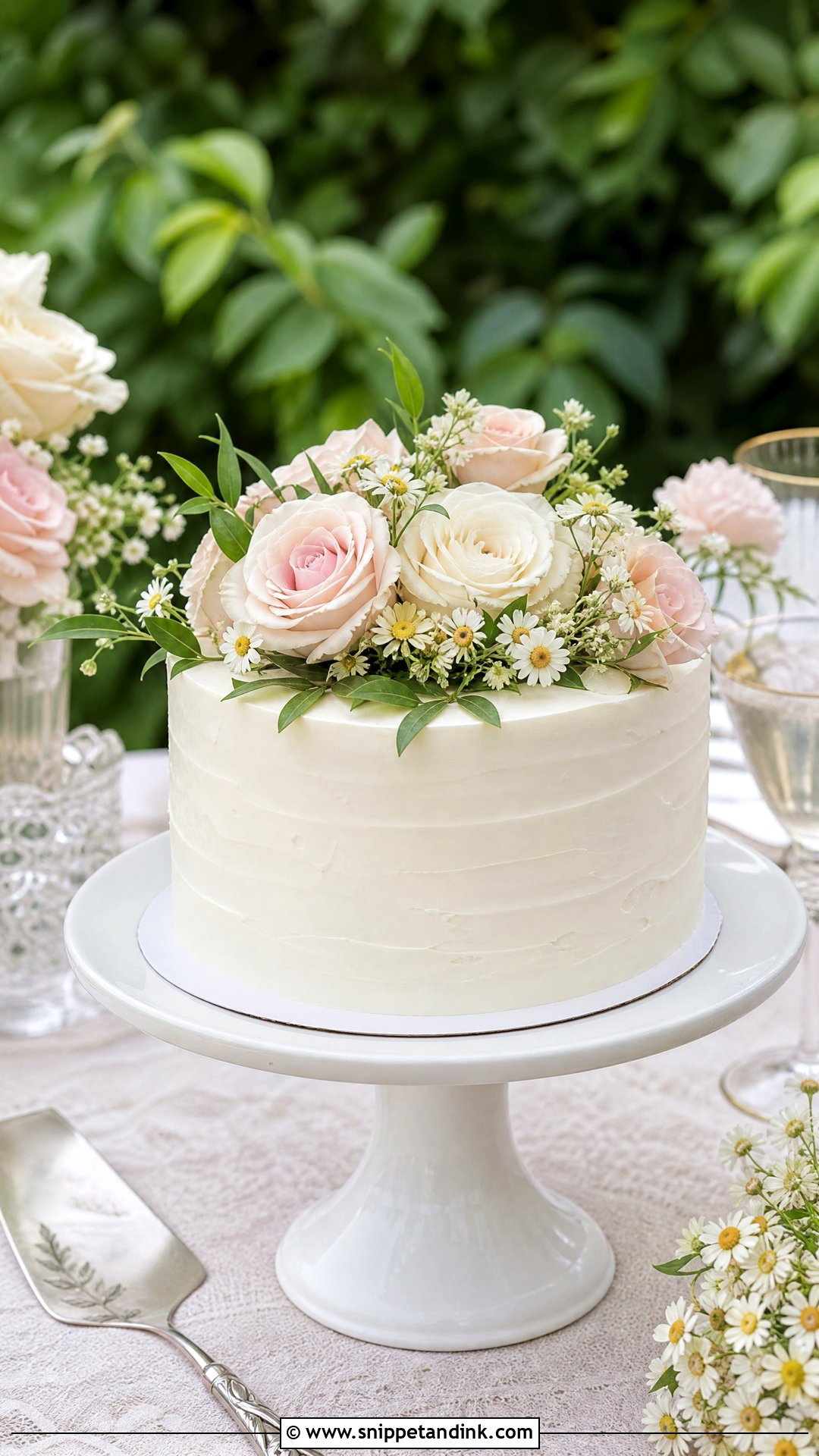 Mini Floral Wedding Cake - Snippet and Ink - 20 Mini Wedding Cake Ideas