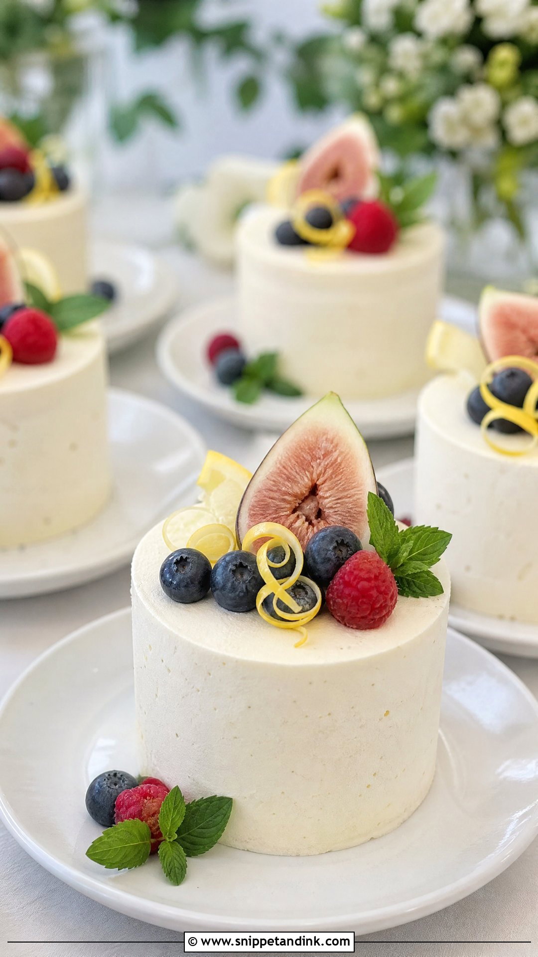 Mini Fruit Wedding Cakes - Snippet and Ink - 20 Mini Wedding Cakes