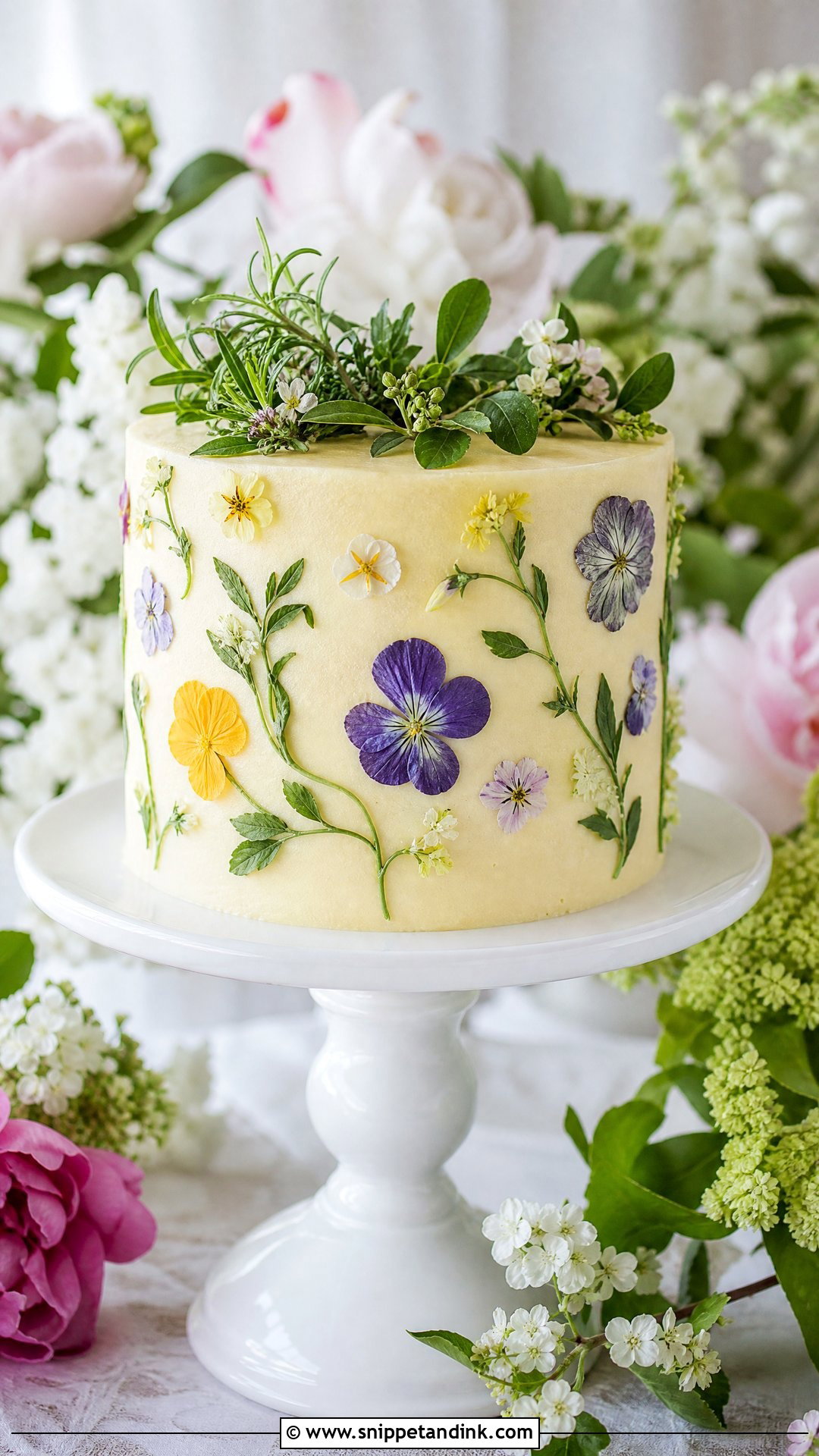 Mini Garden Wedding Cake - Snippet and Ink - 20 Mini Wedding Cake Ideas