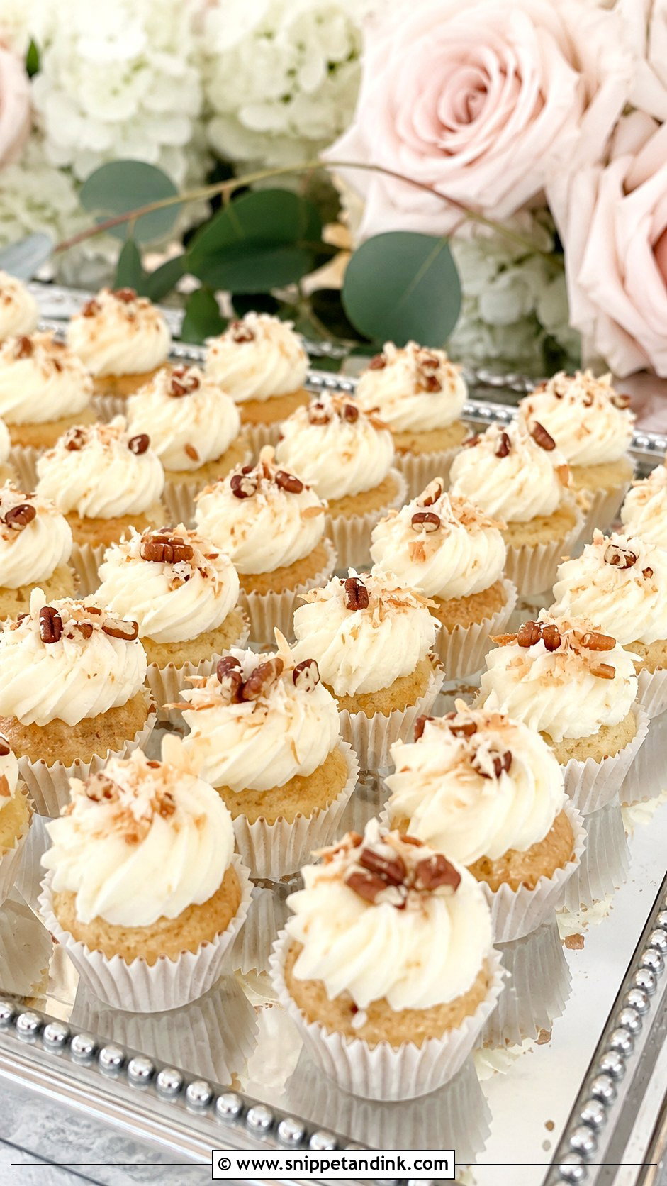 Mini Italian Wedding Cake Cupcakes - Snippet and Ink - 20 Italian Wedding Cake Cupcake Ideas