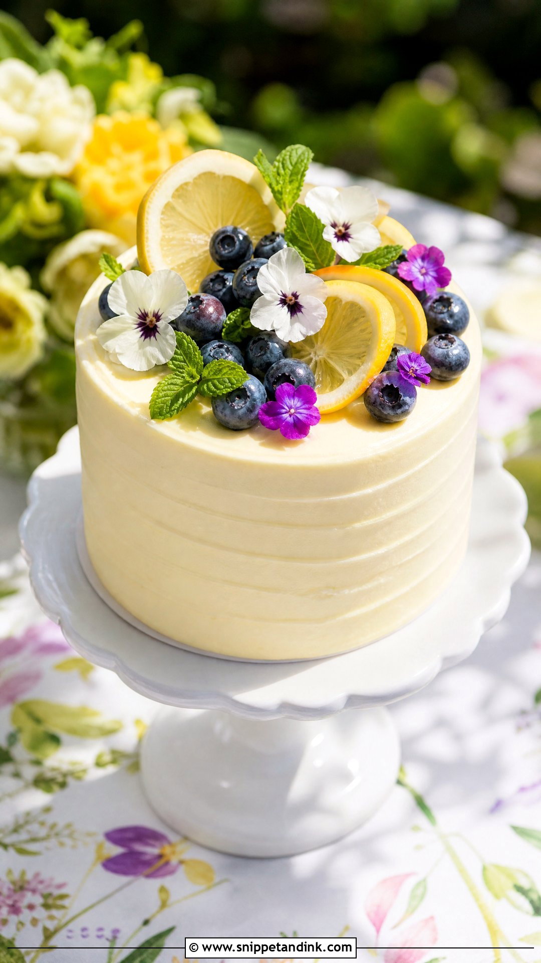 Mini Lemon Wedding Cake - Snippet and Ink - 20 Mini Wedding Cake Ideas