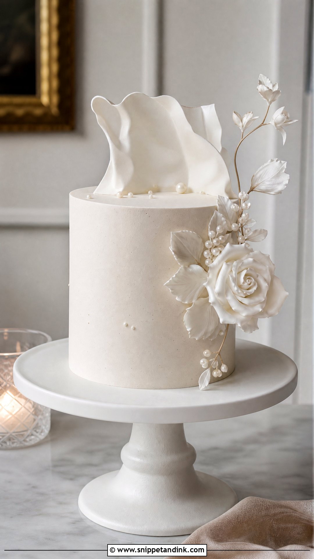 Mini Modern Wedding Cake - Snippet and Ink - 20 Mini Wedding Cake Ideas