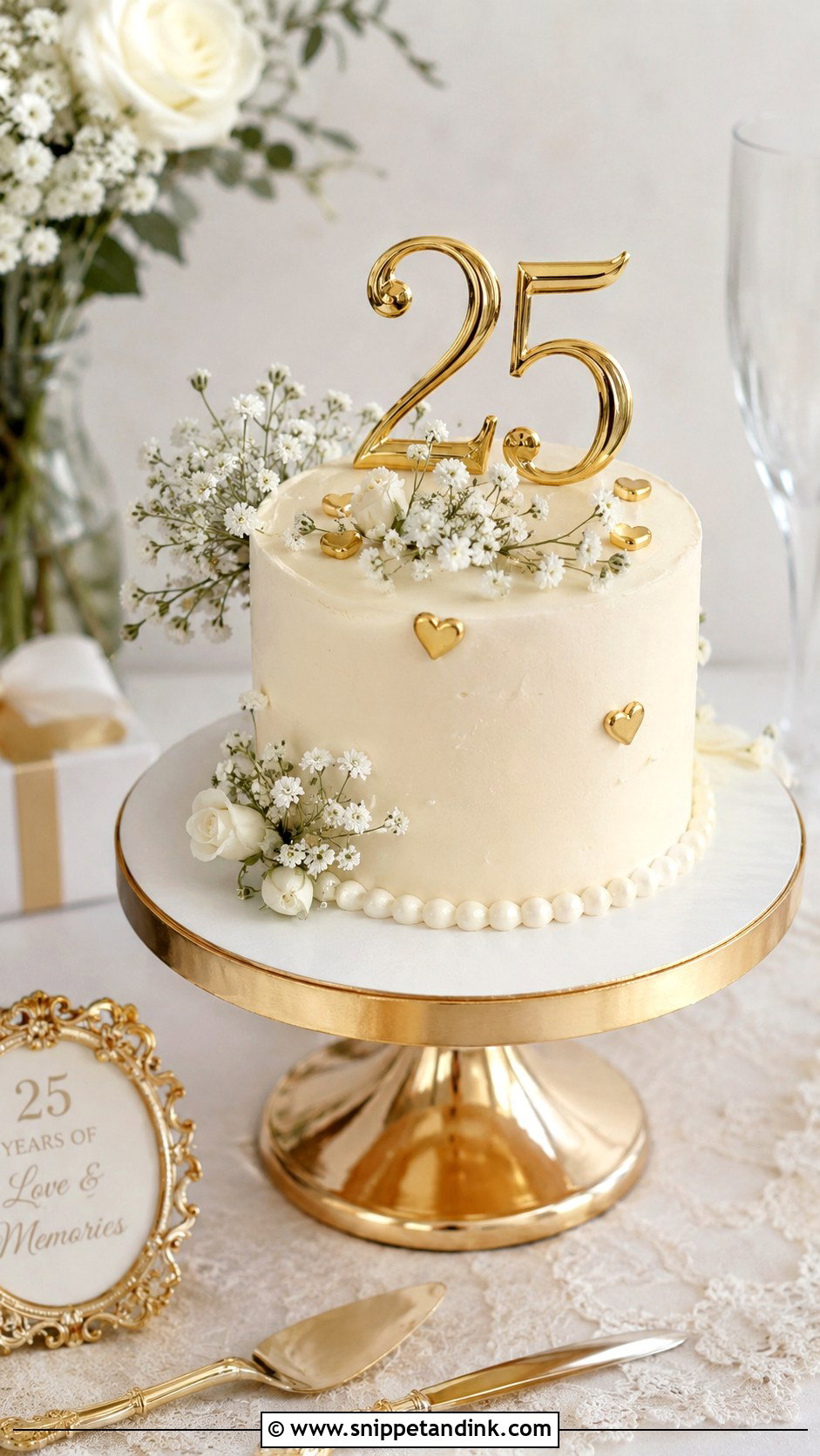 Mini Number Anniversary Cake - Snippet and Ink - 20 Happy Anniversary Mini Cake Ideas