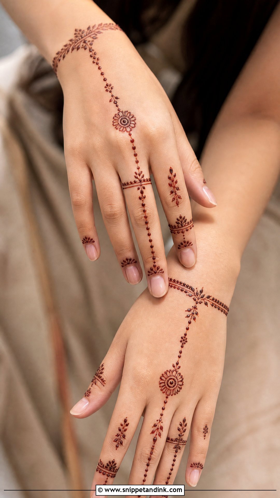 Mini Ring Mehndi Design - Snippet and Ink - 30 Mini Mehndi Designs