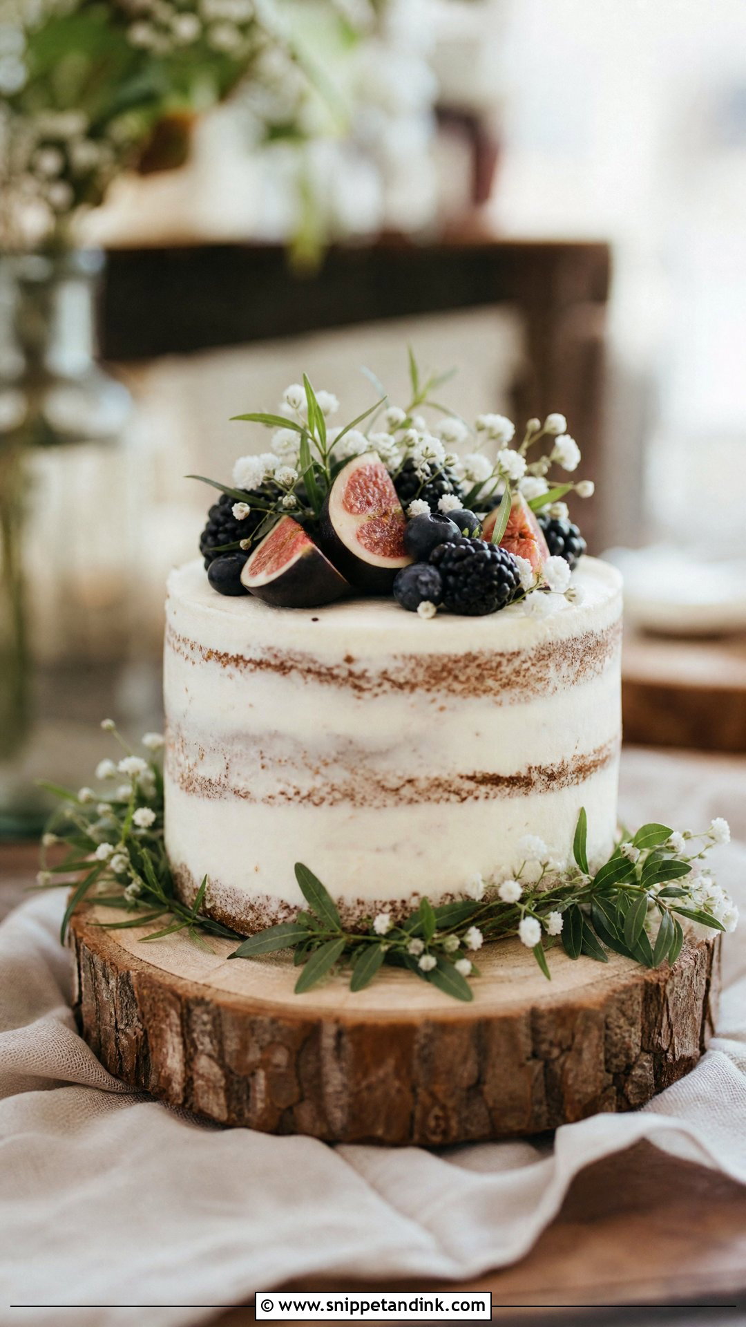 Mini Rustic Wedding Cake - Snippet and Ink - 20 Mini Wedding Cake Ideas