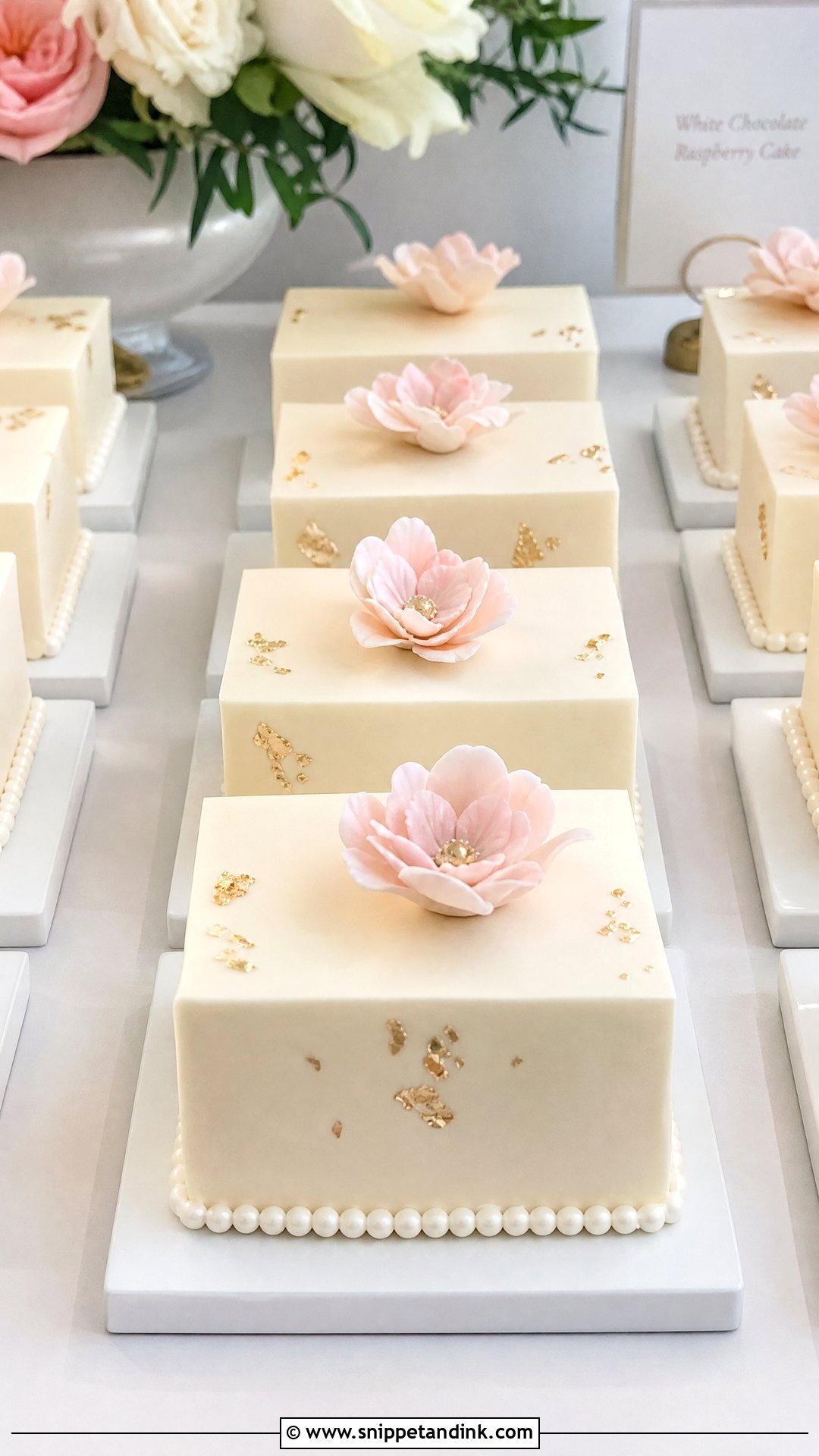 Mini Square Wedding Cakes - Snippet and Ink - 20 Mini Wedding Cakes