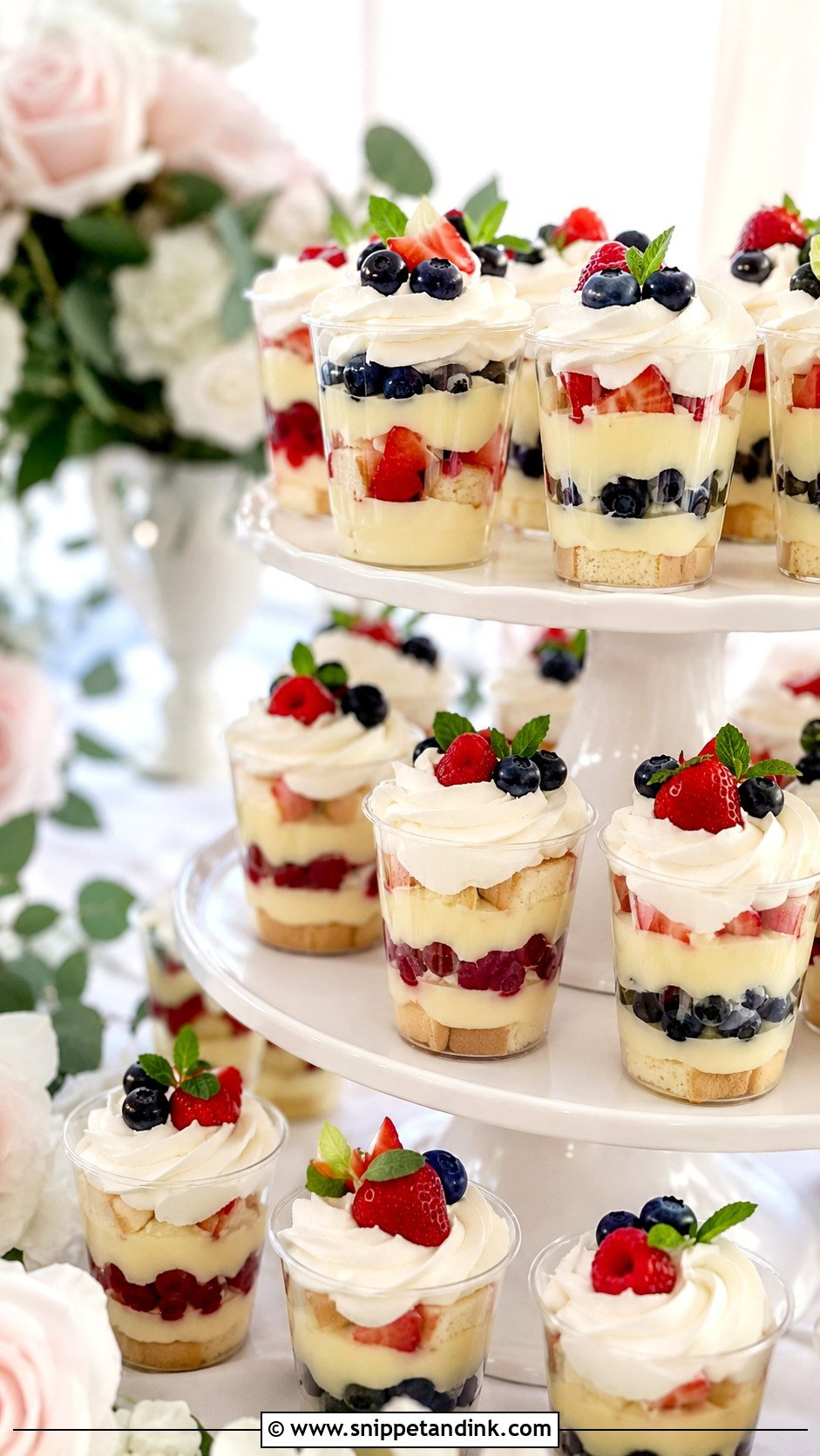 Mini Trifle Dessert Cups - Snippet and Ink - 20 Wedding Dessert Cup Ideas