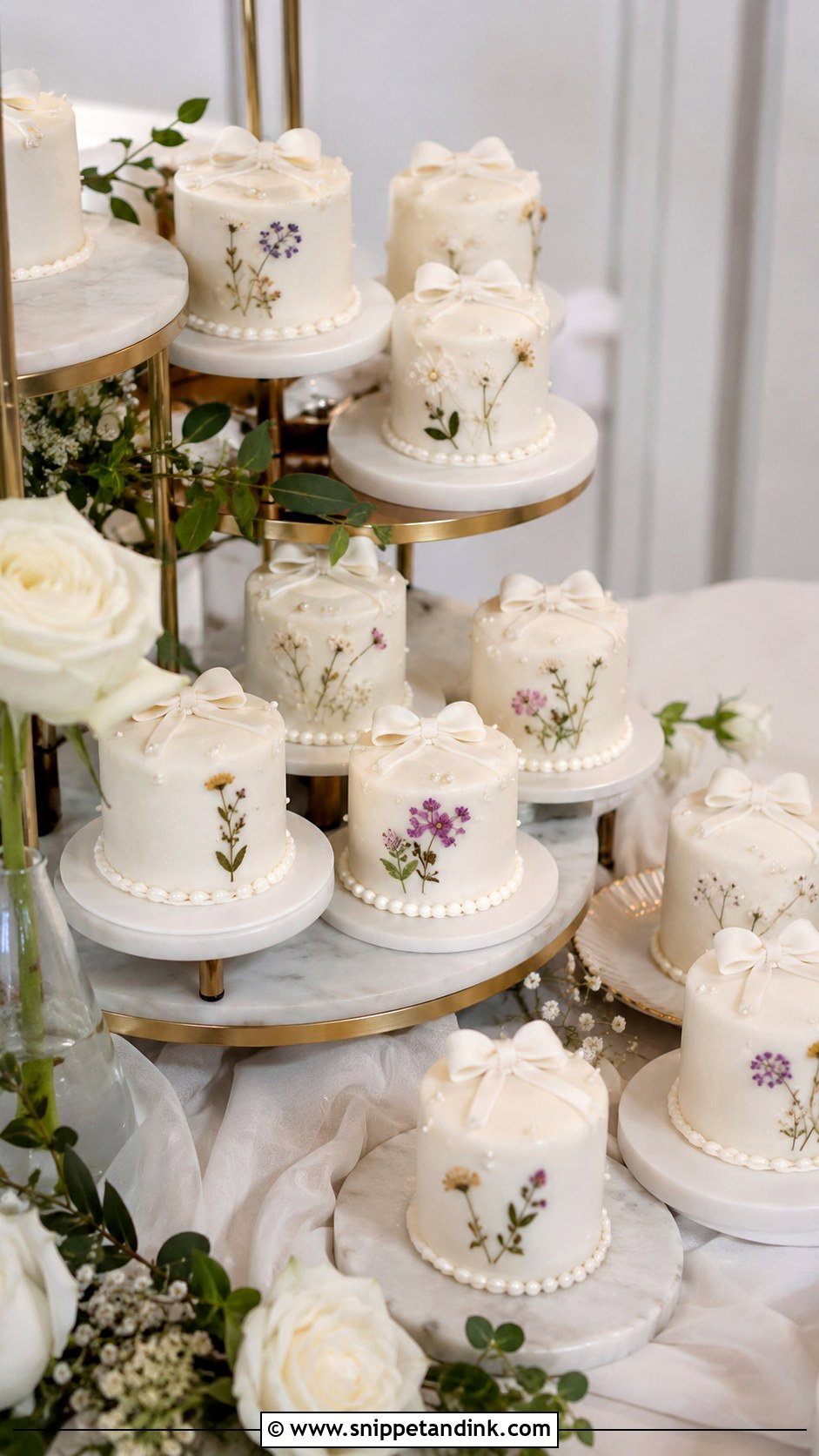 Mini Wedding Cake - Snippet and Ink - 20 Elegant Modern Wedding Cake Ideas