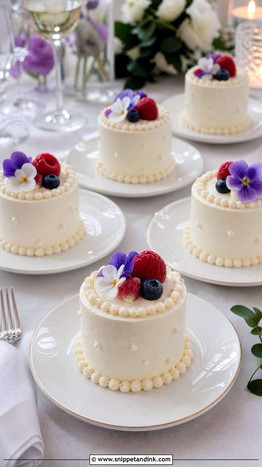 Mini Wedding Cakes - Snippet and Ink - 20 Unique Wedding Cake Ideas