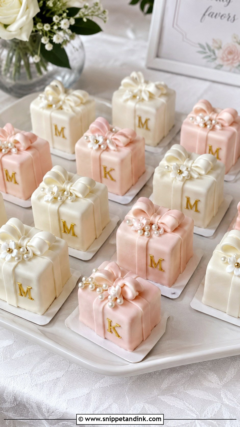 Mini Wedding Gift Cakes - Snippet and Ink - 20 Gift Cake Design Ideas for Wedding