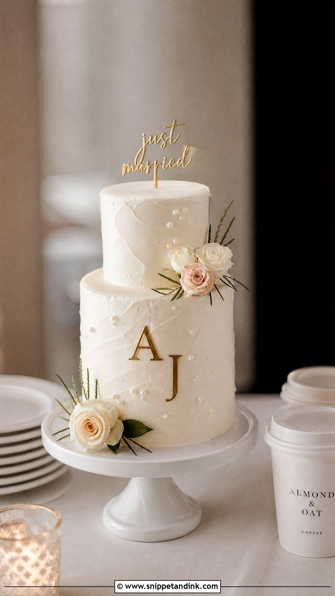 Mini Wedding Send Off Cake - Snippet and Ink - 20 Send Off Cake Ideas for Wedding