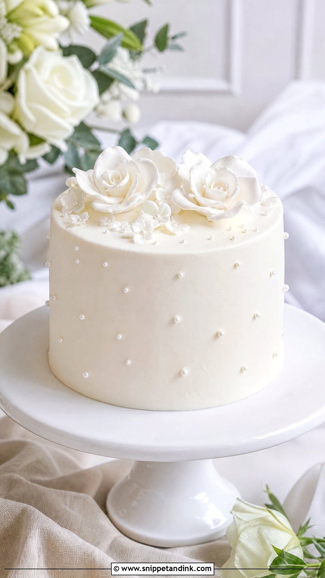 Mini White Wedding Cake - Snippet and Ink - 20 Mini Wedding Cake Ideas