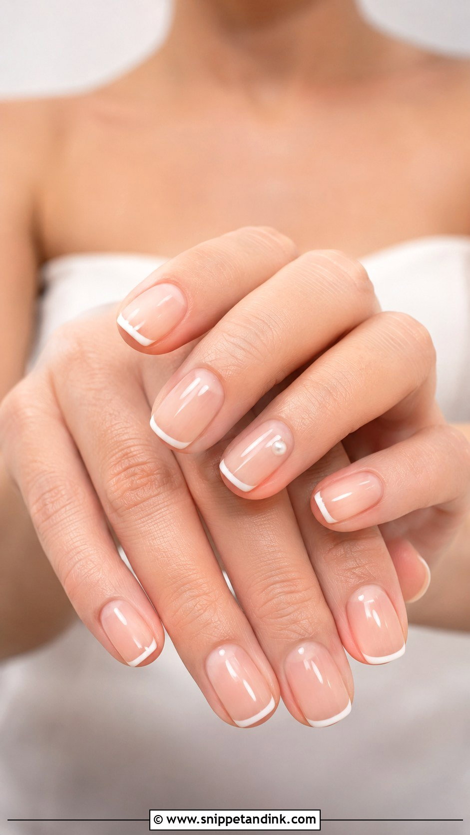 Minimal Acrylic Nails For Bride - Snippet and Ink - 20 Acrylic Nails for the Bride Wedding