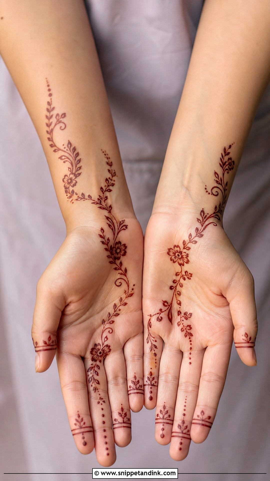 Minimal Bail Front Hand Mehndi Design - Snippet and Ink - 25 Bail Front Hand Mehndi Design Ideas