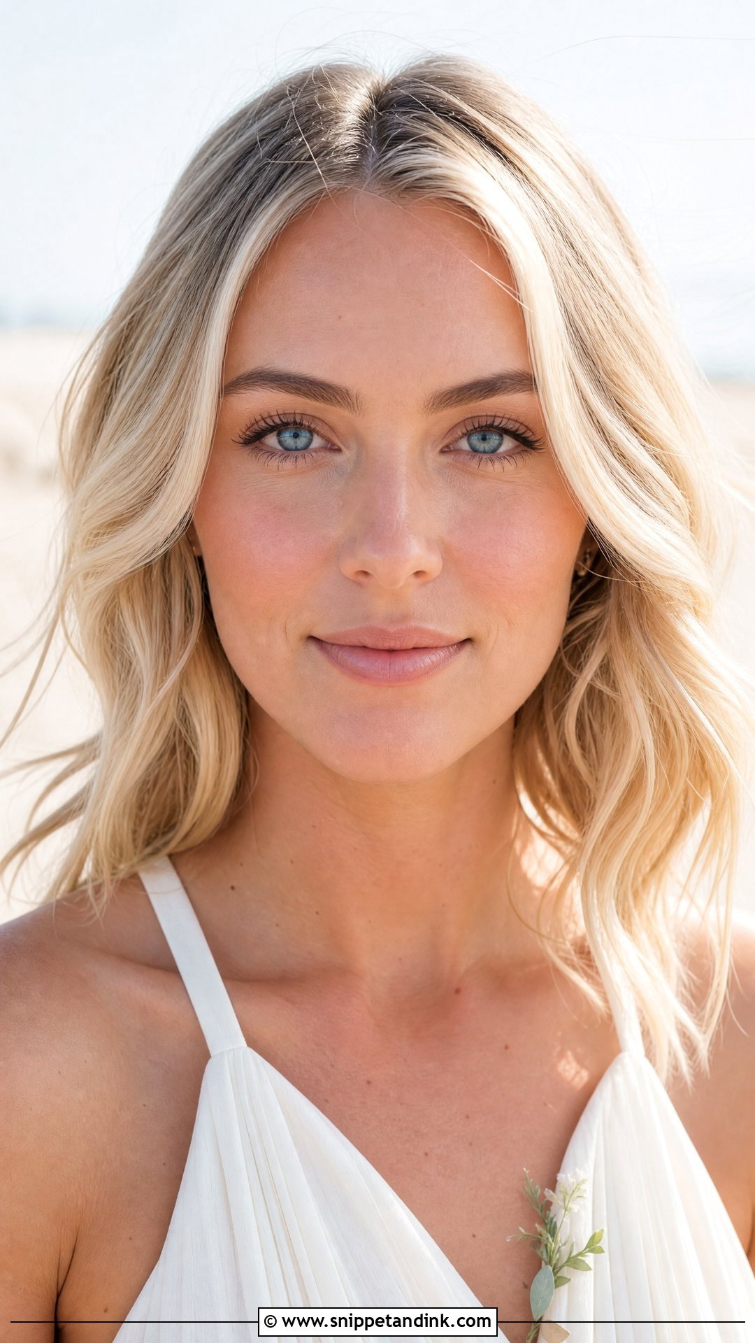 Minimal Beach Wedding Makeup For Blue Eyes - Snippet and Ink - 20 Beach Wedding Makeup for Blue Eyes