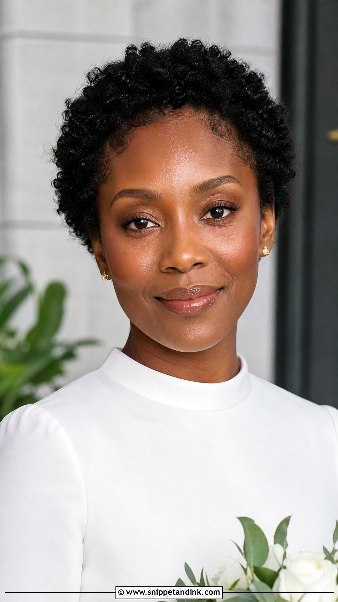 Minimal Black Bride Makeup - Snippet and Ink - 20 Black Wedding Makeup Ideas