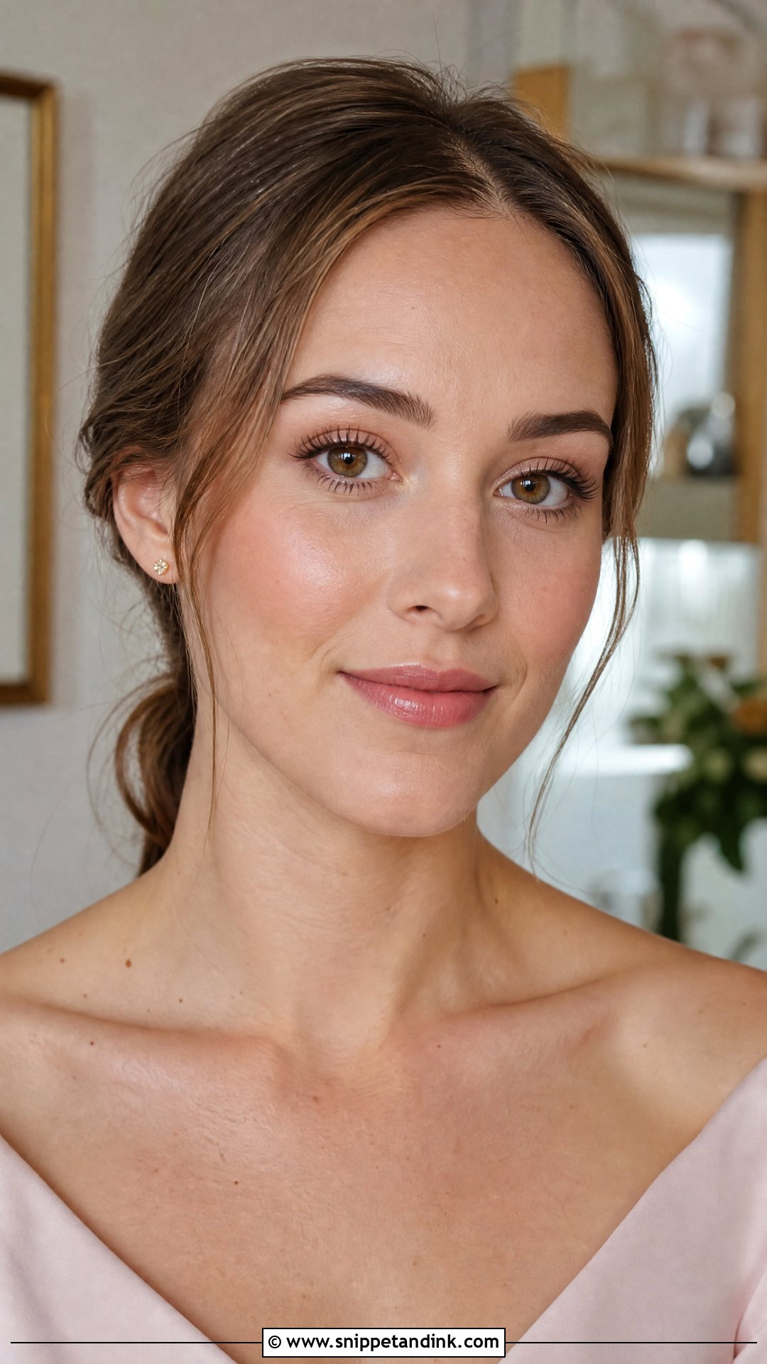Minimal Blushing Bride Makeup - Snippet and Ink - 20 Blushing Bride Makeup Ideas