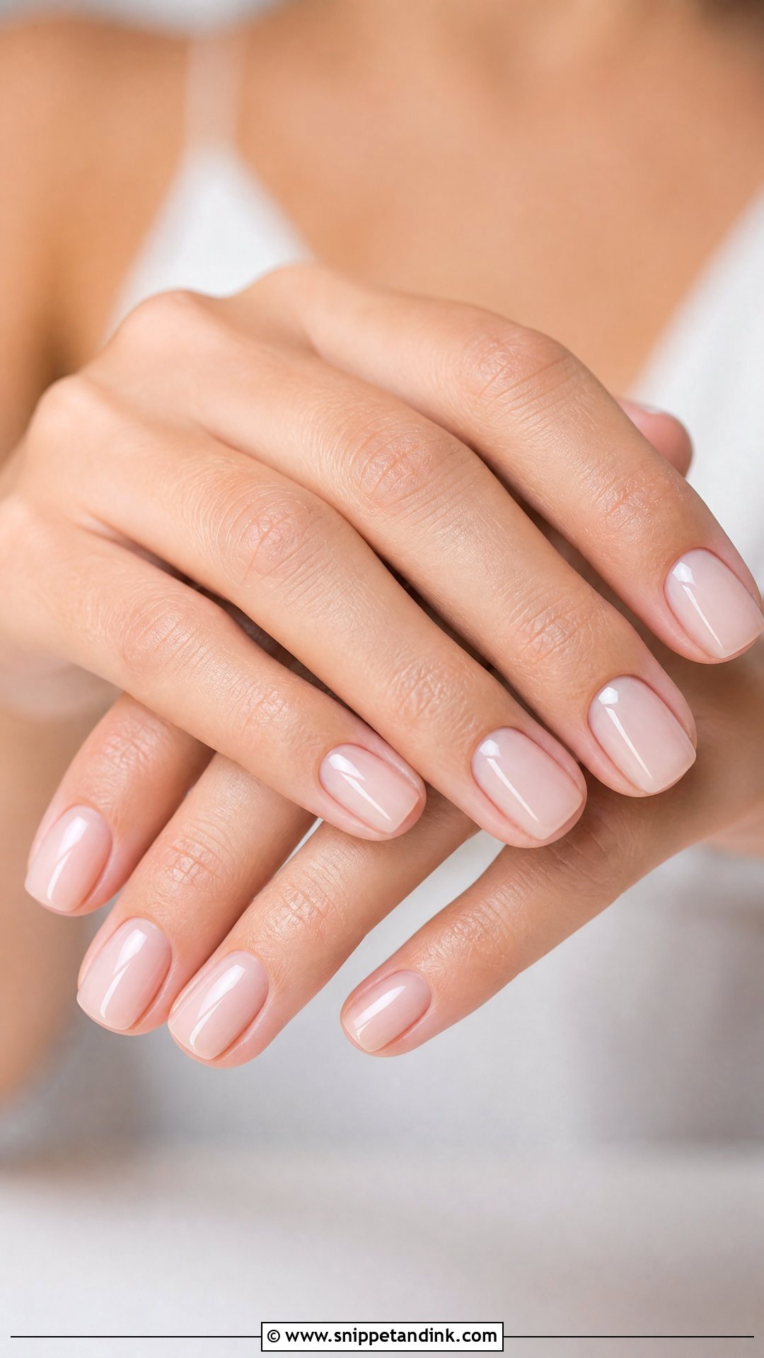 Minimal Bridal Gel Nails - Snippet and Ink - 25 Bridal Gel Nails