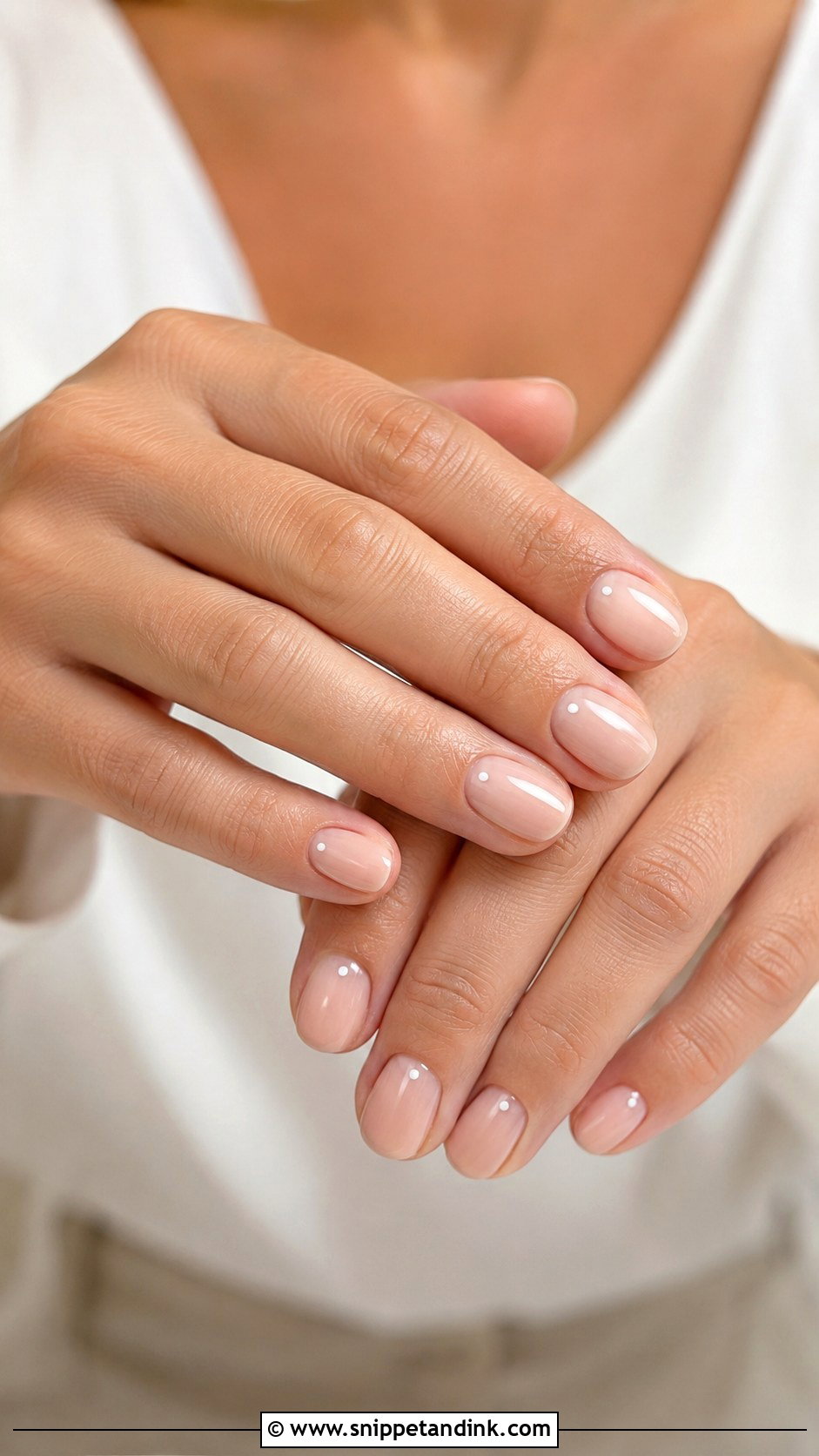 Minimal Bridal Gel Nails - Snippet and Ink - 20 Bridal Gel Nails Wedding Brides