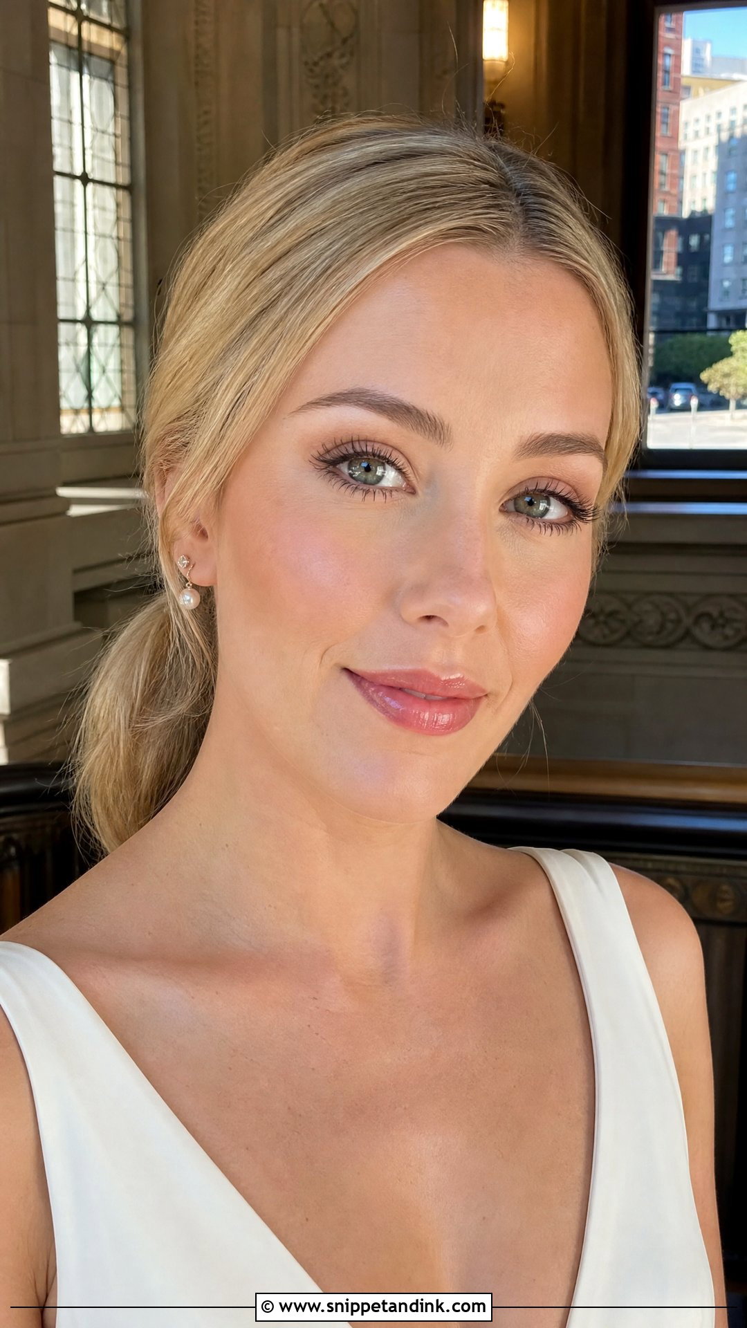 Minimal Bridal Makeup For Brown Eyes - Snippet and Ink - 25 Glowy Bridal Makeup for Brown Eyes