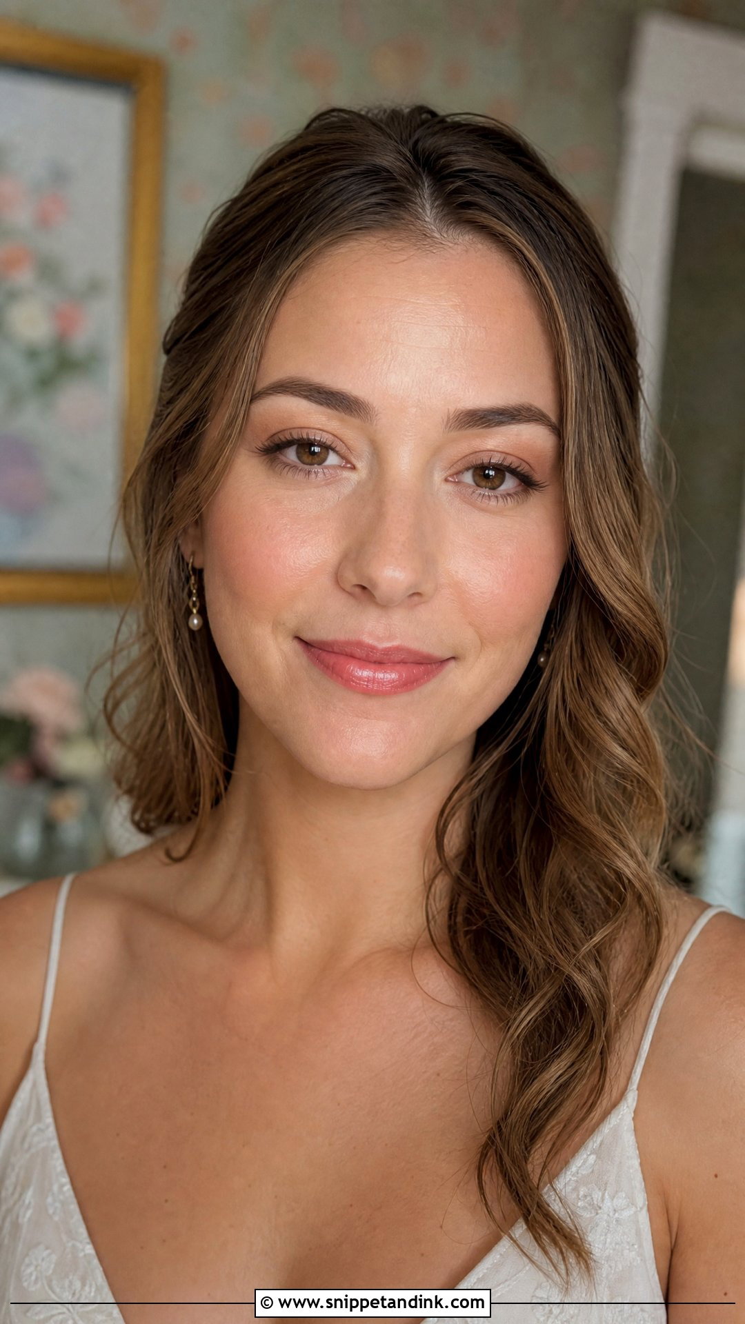 Minimal Bridal Makeup For Brown Eyes - Snippet and Ink - 35 Elegant Bridal Makeup for Brown Eyes