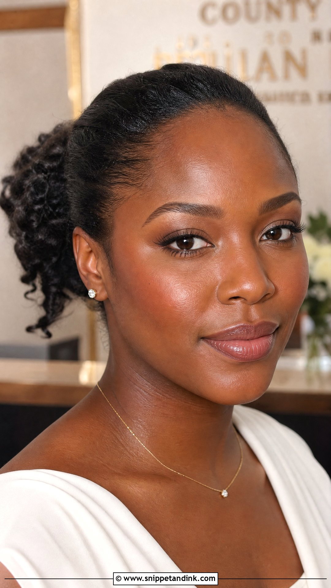 Minimal Bridal Makeup For Dark Skin - Snippet and Ink - 20 Bridal Makeup for Dark Skin Ideas