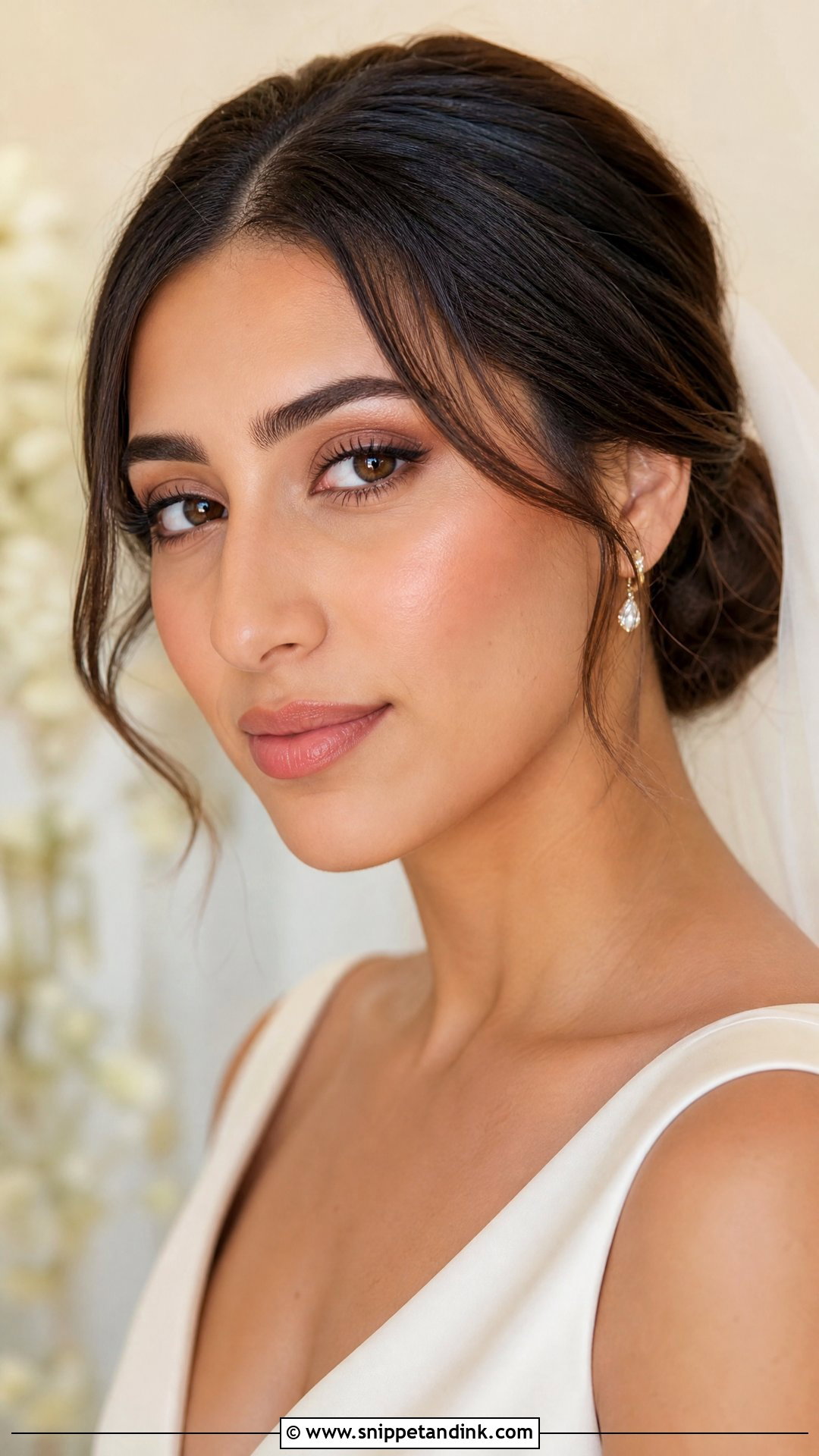 Minimal Bridal Makeup For Dusky Skin - Snippet and Ink - 20 Dusky Skin Bridal Makeup Ideas