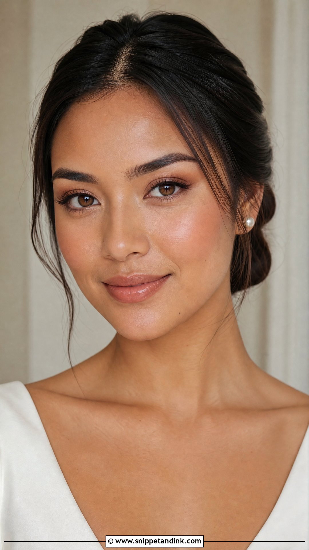 Minimal Bridal Makeup On Brown Skin - Snippet and Ink - 20 Bridal Makeup on Brown Skin Ideas