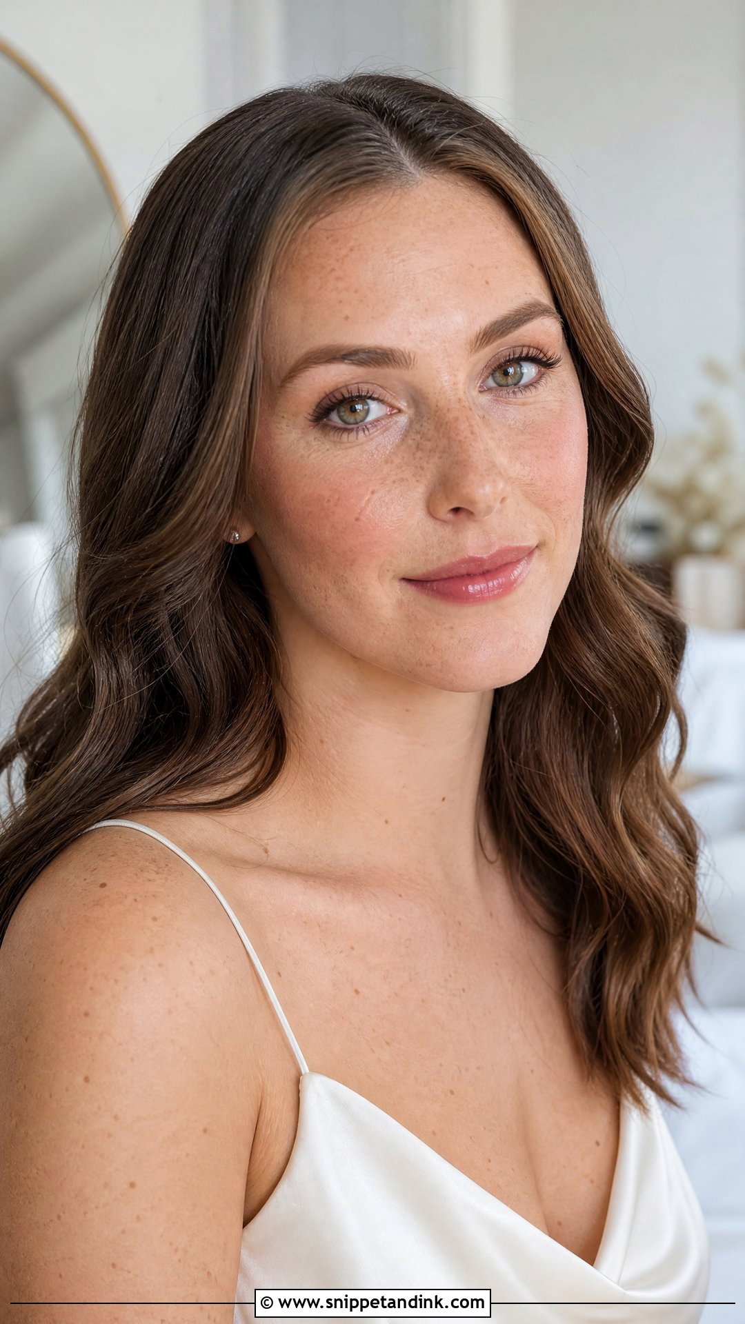 Minimal Bridal Makeup With Freckles - Snippet and Ink - 20 Bridal Makeup Freckles