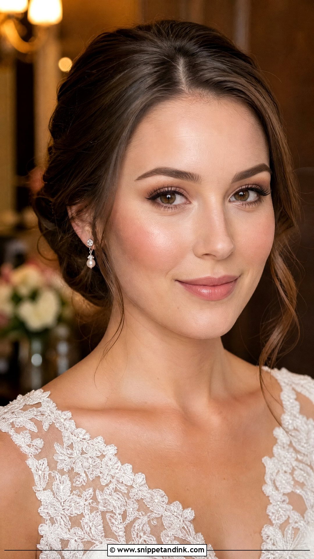 Minimal Bridal Makeup With Rose Blush - Snippet and Ink - 25 Minimal Bridal Makeup Ideas