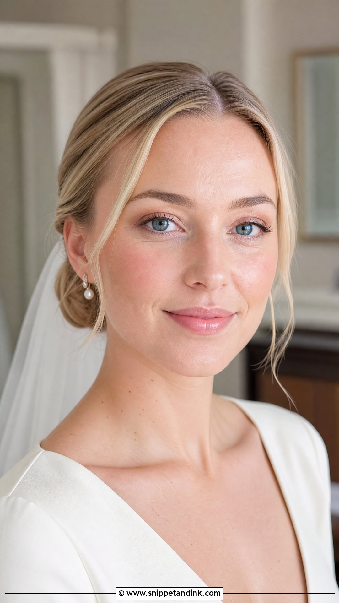 Minimal Bridal Makeup With Tinted Lip Balm - Snippet and Ink - 25 Simple Natural Bridal Makeup Ideas