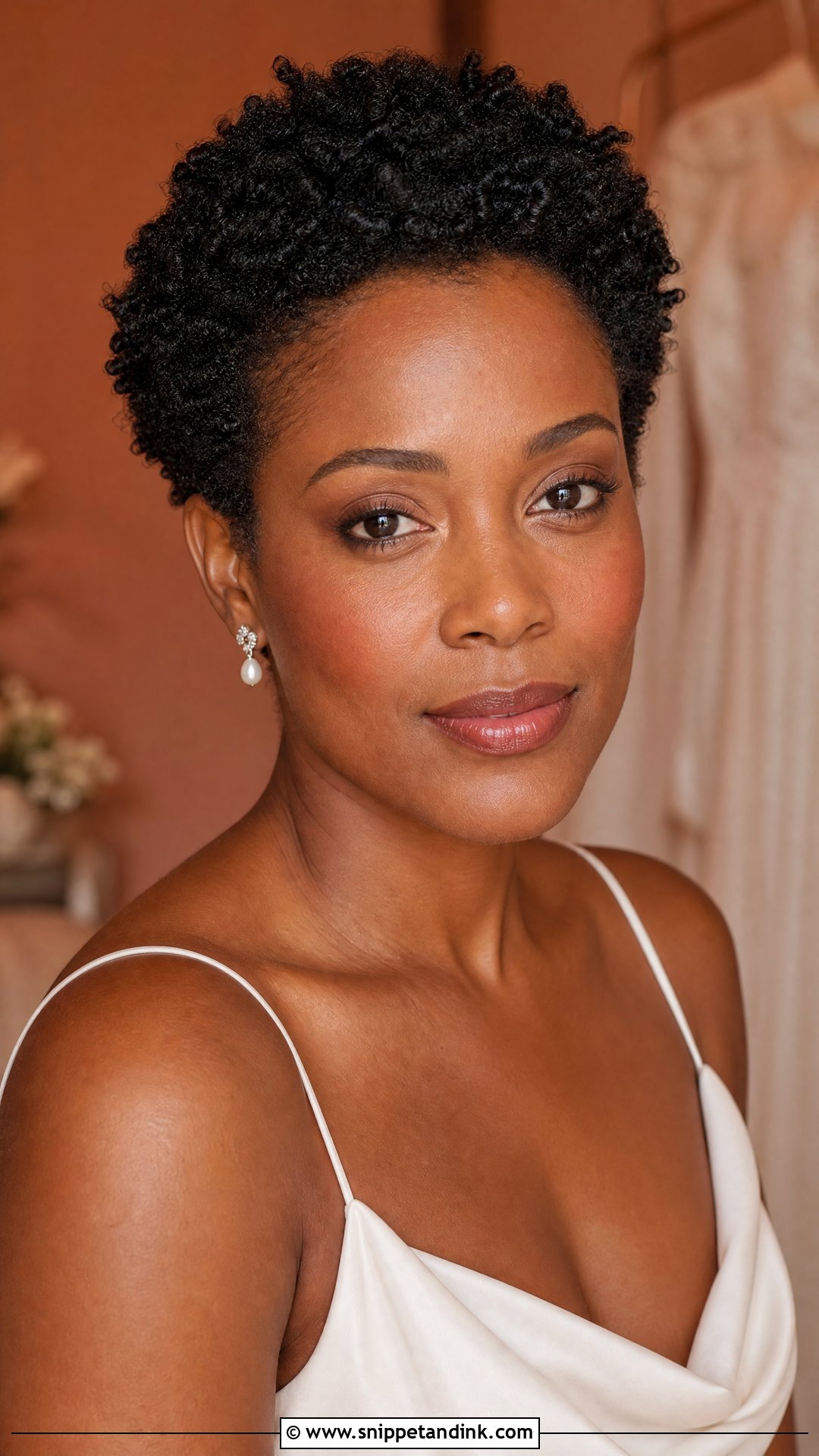 Minimal Bridal Makeup for Black Women - Snippet and Ink - 20 Bridal Makeup for Black Women