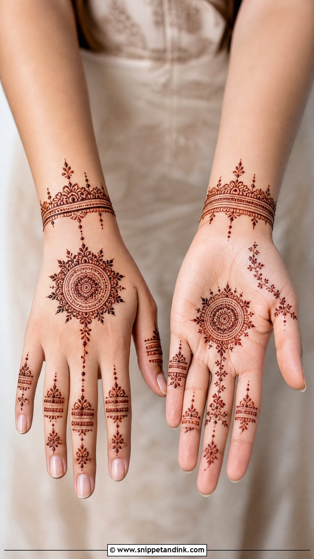 Minimal Bridal Mehendi - Snippet and Ink - 30 Mehendi Looks for Bride