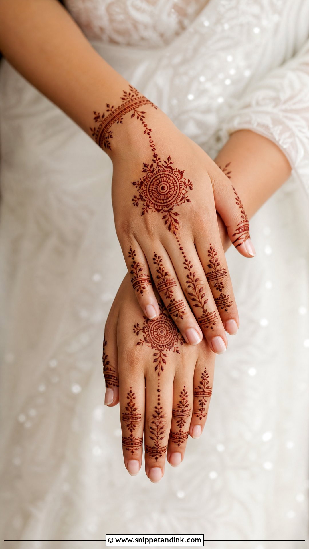 Minimal Bridal Mehndi - Snippet and Ink - 25 Mehandi Look for Bride Ideas