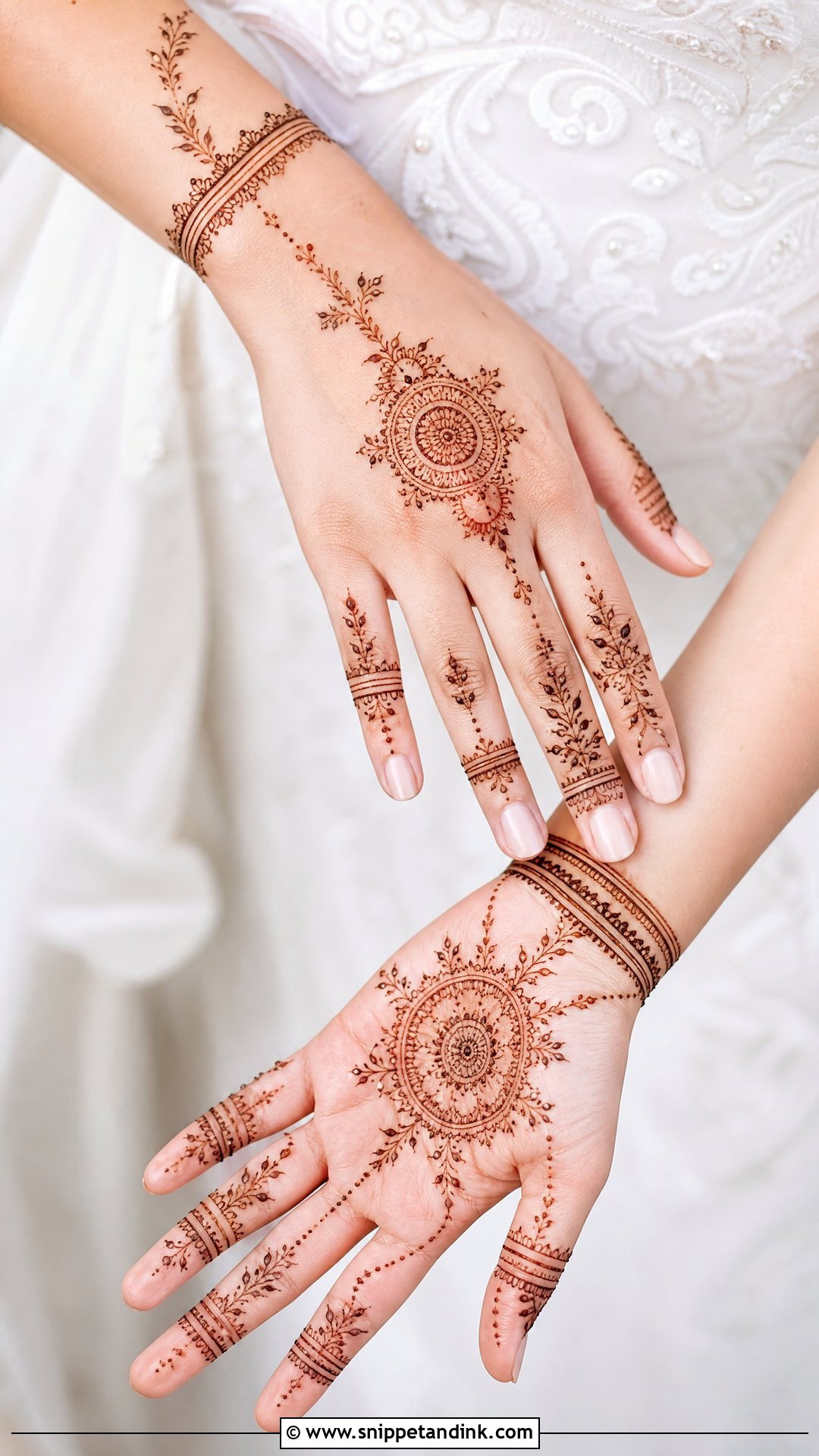 Minimal Bridal Mehndi Design - Snippet and Ink - 20 Unique Bridal Mehndi Mehandi Designs for Hands